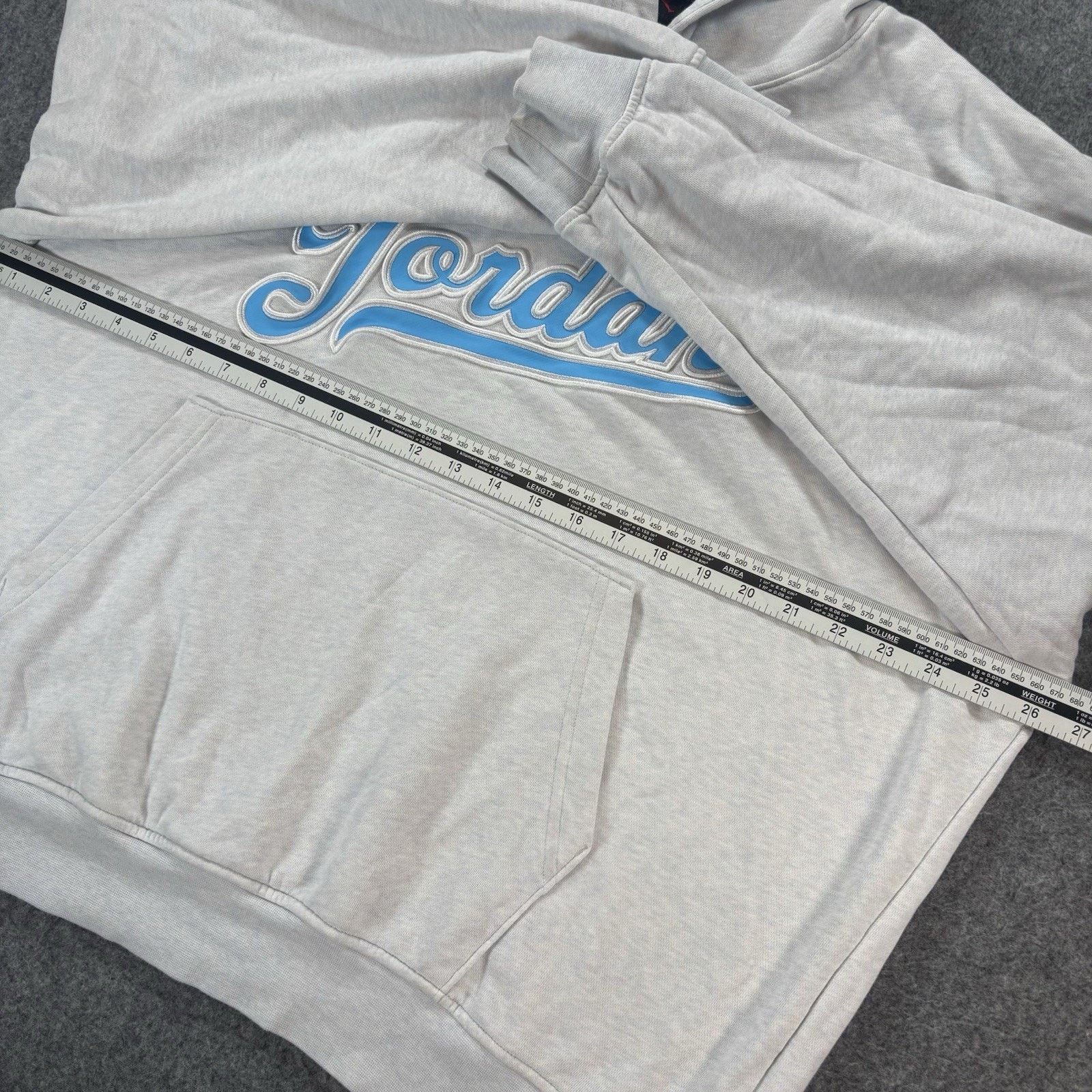 Jordan Brand Jordan Flight MVP Fleece Pullover Light Gray Men XL Hoodie Size US XL / EU 56 / 4 - 7 Thumbnail