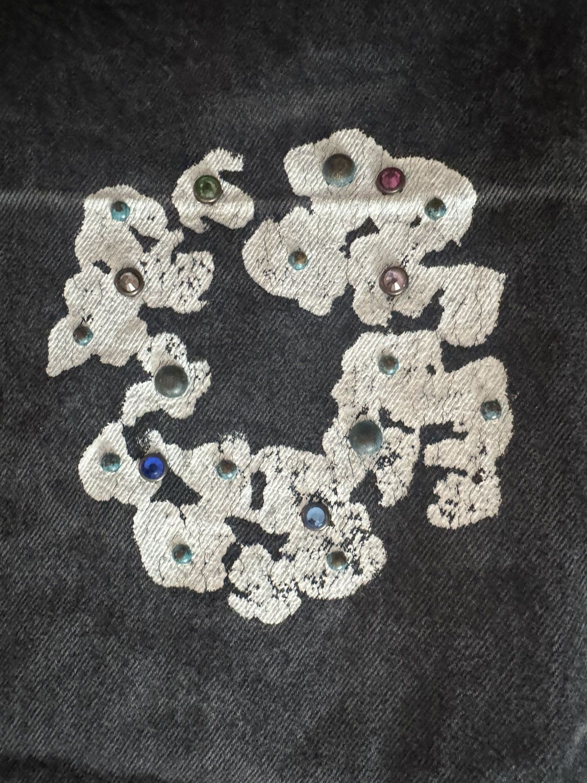 DENIM TEARS Denim Tears x Levi's 501 Cotton Rhinestone Wreath Jeans Size US 38 / EU 54 - 12 Thumbnail