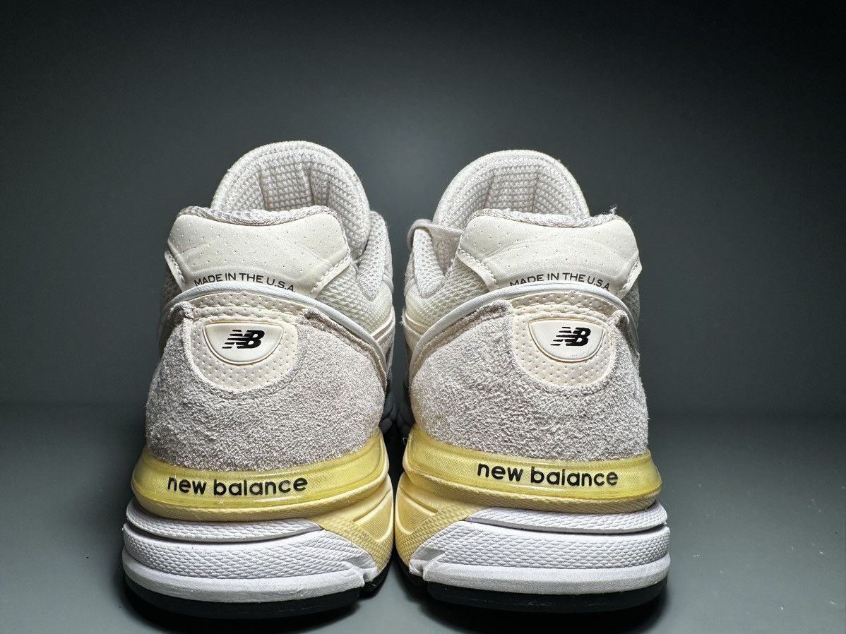 New Balance × Stussy New balance 990v4 MiUSA Made in USA Stussy Cream 44.5 Size US 10.5 / EU 43-44 - 10 Thumbnail