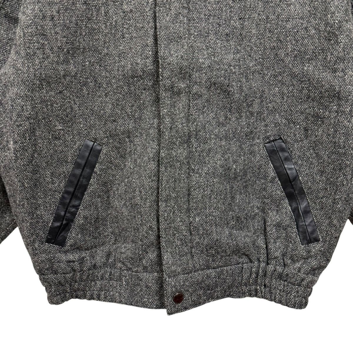 If Six Was Nine Blue5 Tokyo Herringbone Wool Bomber Jacket Size US XL / EU 56 / 4 - 5 Thumbnail
