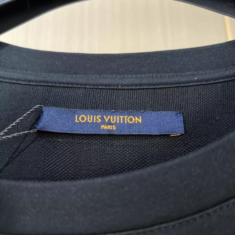 Louis Vuitton Louis Vuitton Black Checkered Short Sleeve TShirt-2506 Size US XL / EU 56 / 4 - 5 Thumbnail