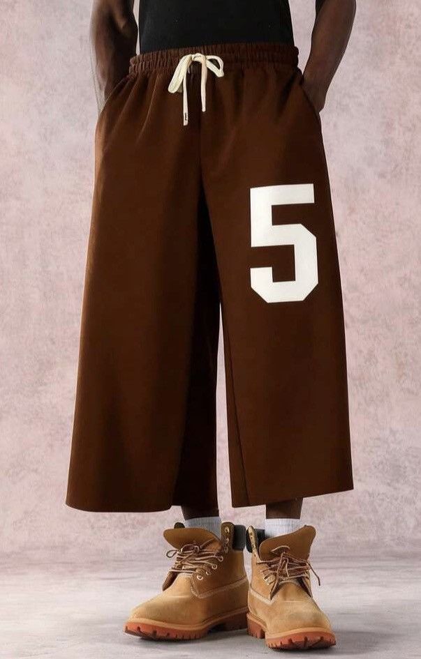 Other Cropped Wide-Leg Sweatpants Size US 34 / EU 50 - 3 Thumbnail