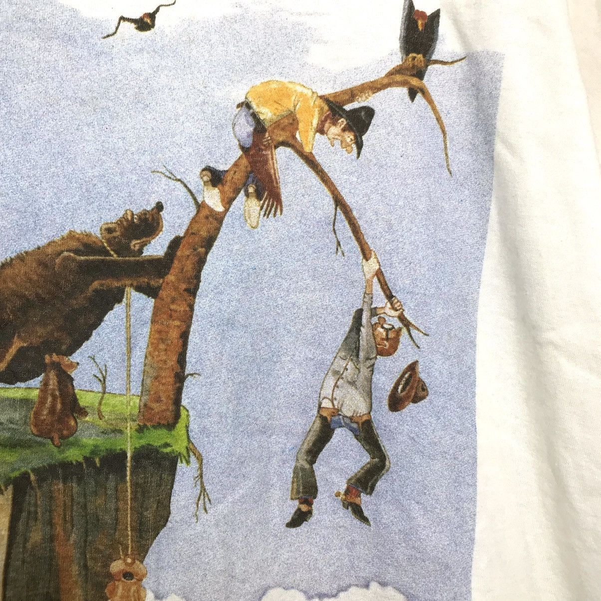 Vintage Vintage 90s Otis and bear funny movie art graphic shirt Size US XL / EU 56 / 4 - 4 Thumbnail