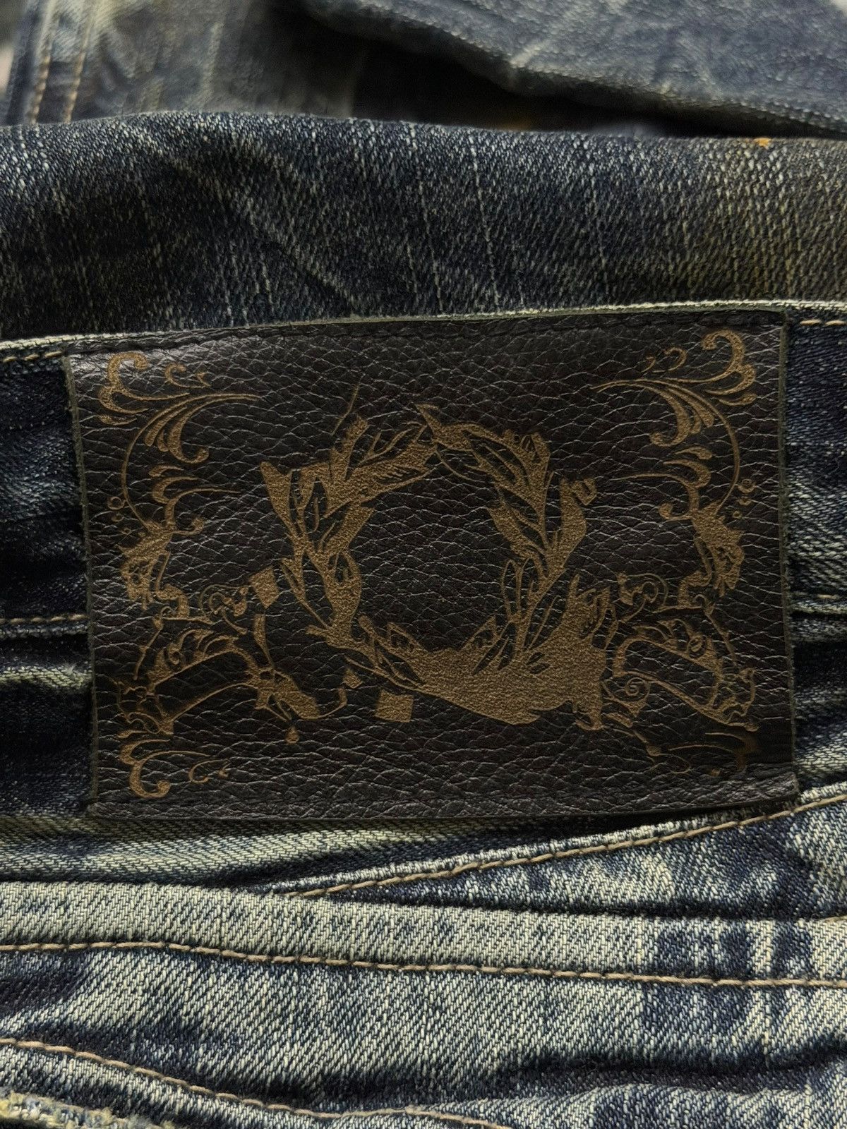 Japanese Brand Vintage Japanese Brand Skull Archive Y2K | Bootcut Fit | W31 Size US 31 - 11 Thumbnail