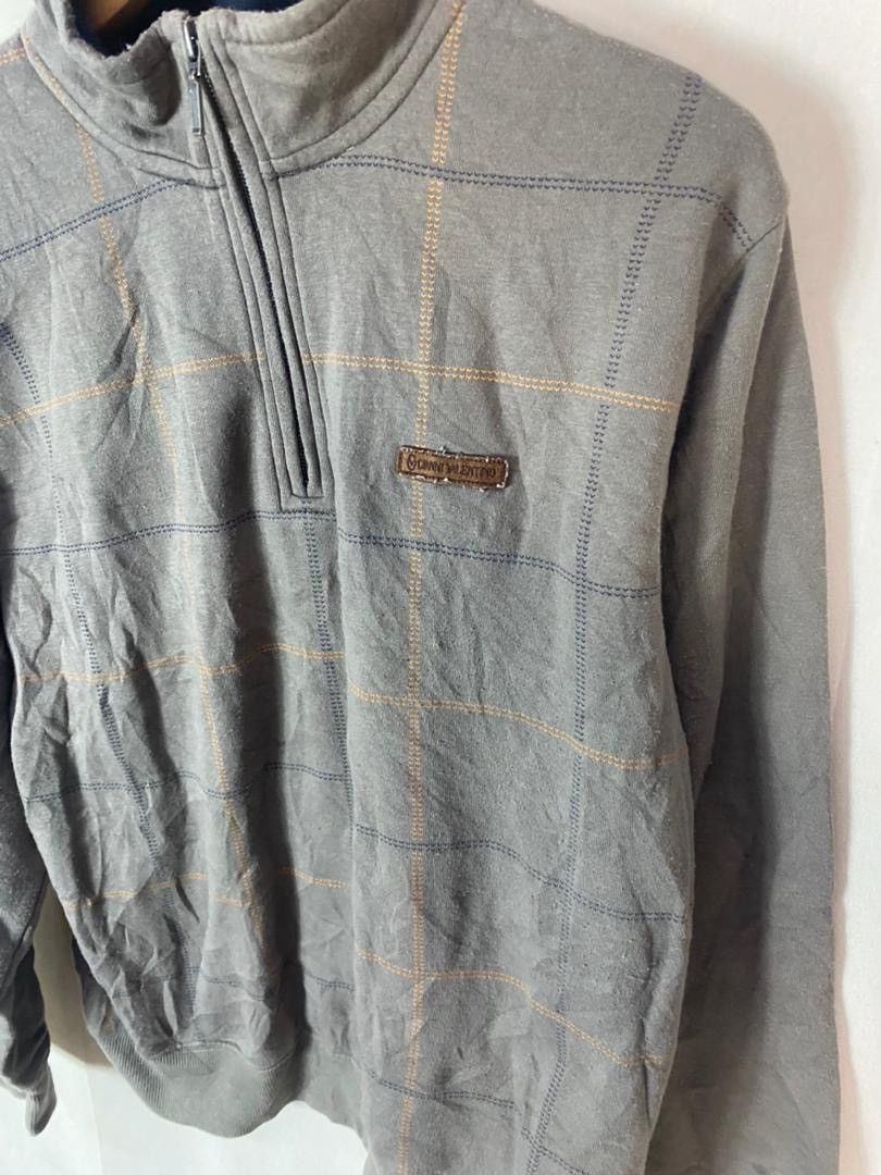 Japanese Brand Gianni Valentino half zipper sweatshirt Size US M / EU 48-50 / 2 - 2 Thumbnail