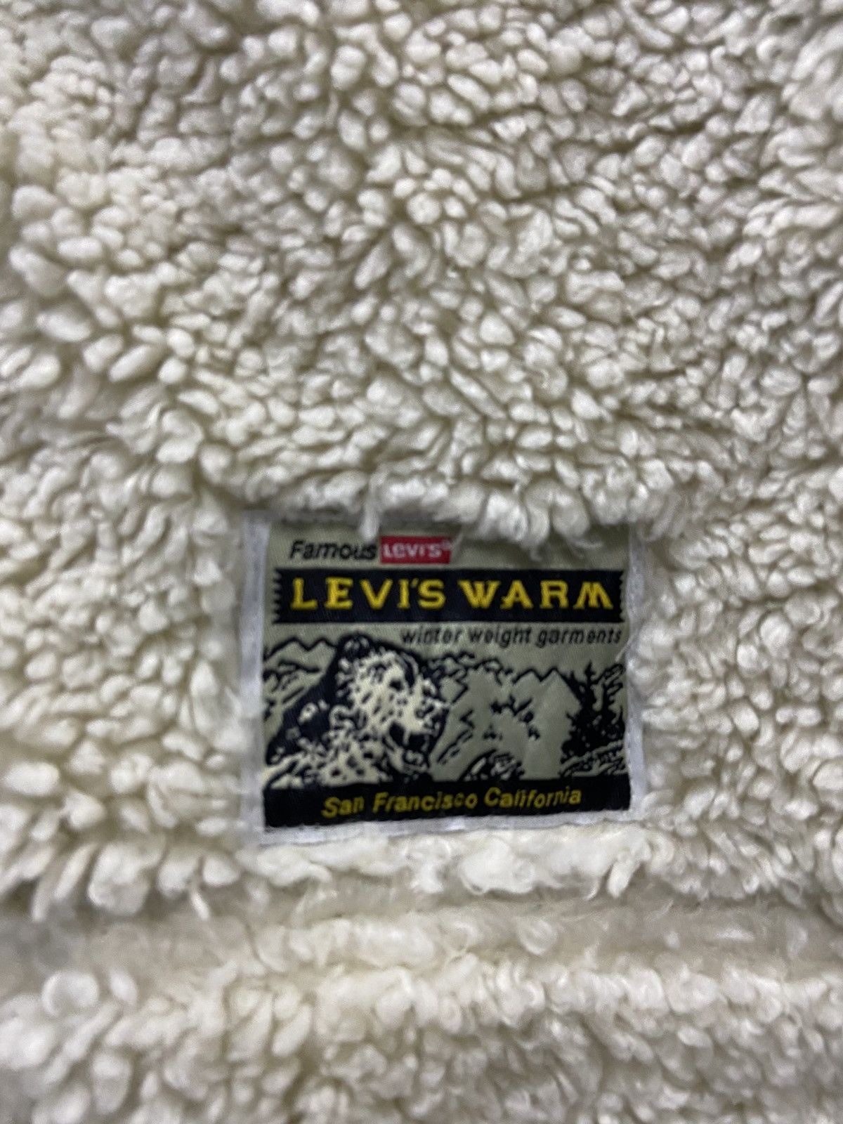 Levi's LEVI’S LAKESIDE MOCK NECK SHERPA FLEECE JACKET Size US M / EU 48-50 / 2 - 3 Thumbnail