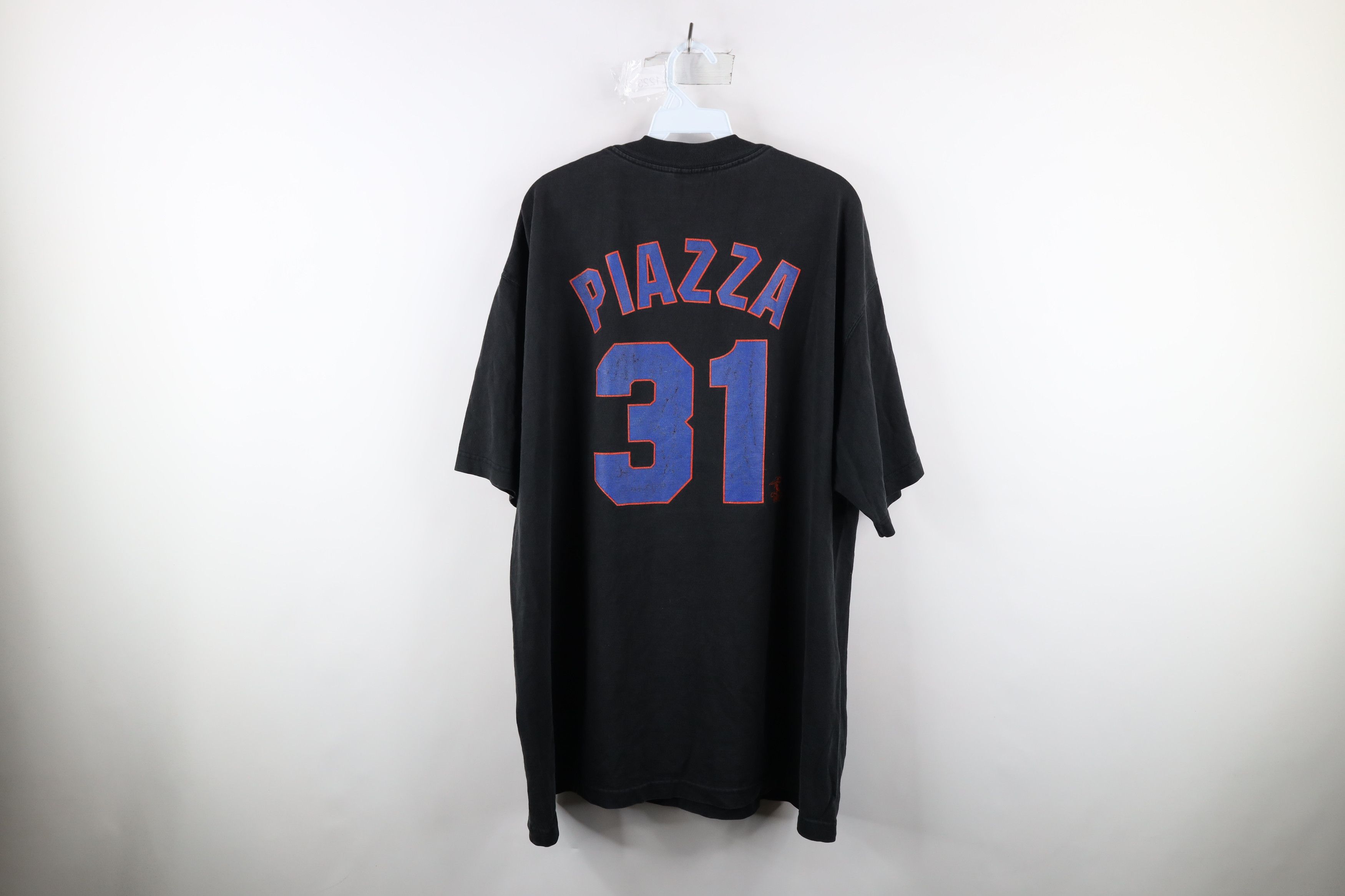 Majestic Vintage Majestic Piazza New York Mets Baseball T-Shirt Black Size US XL / EU 56 / 4 - 10 Thumbnail
