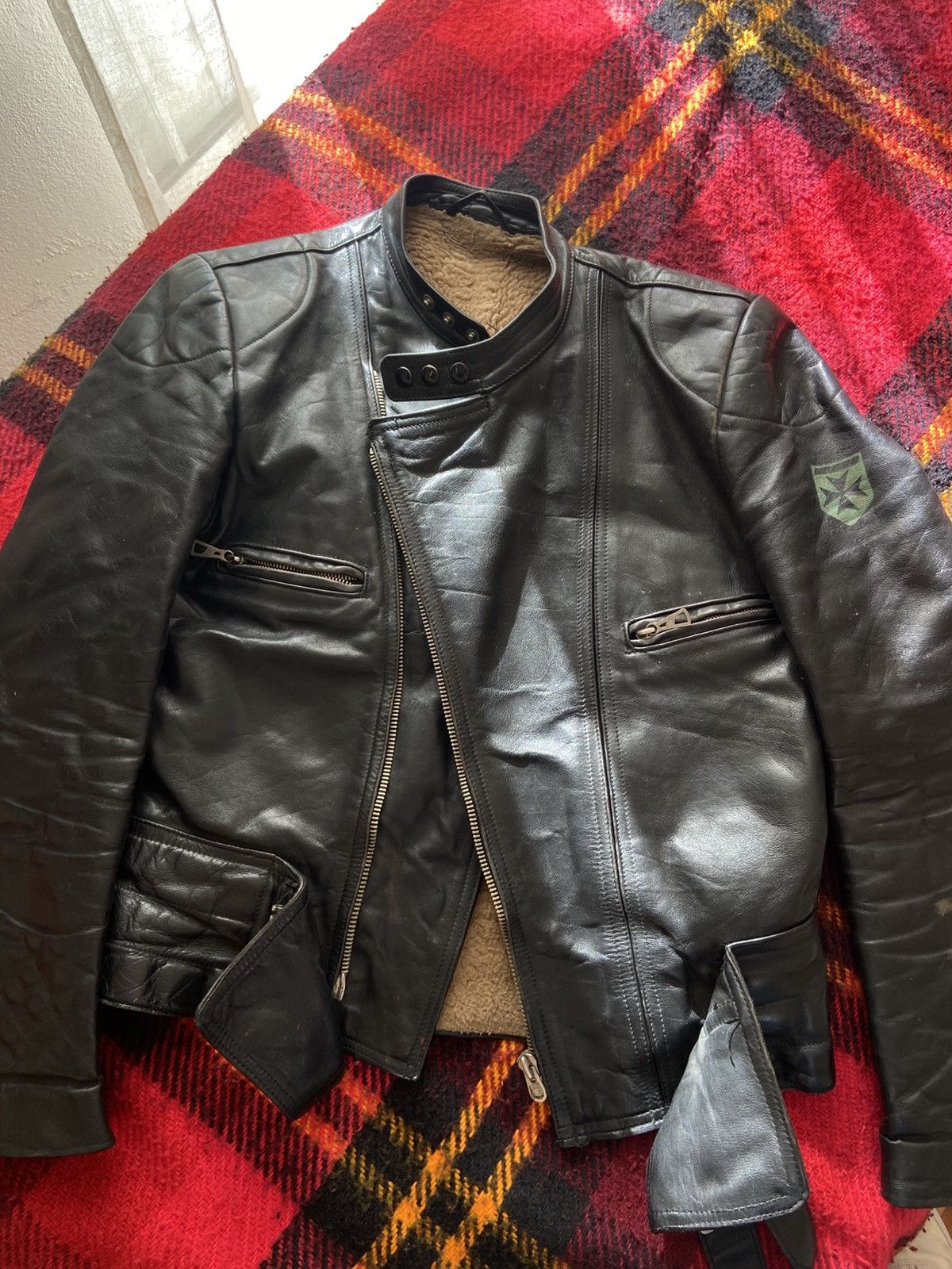 Genuine Leather Vintage Harro heavy leather biker jacket Size US M / EU 48-50 / 2 - 1 Thumbnail