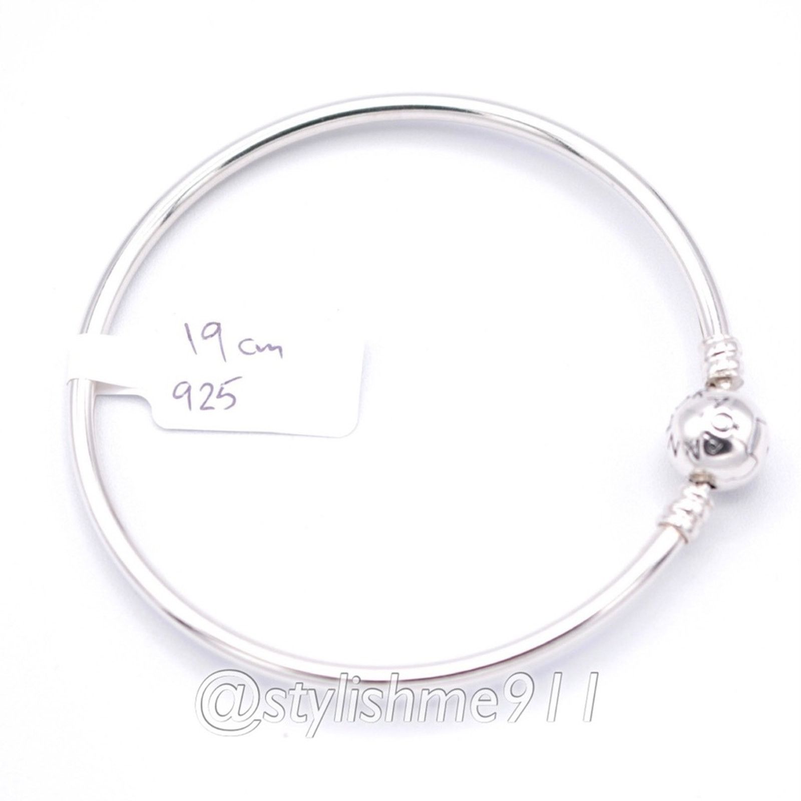 pandora Authentic PANDORA Bangle Bracelet with Pandora Clasp Size ONE SIZE - 10 Thumbnail