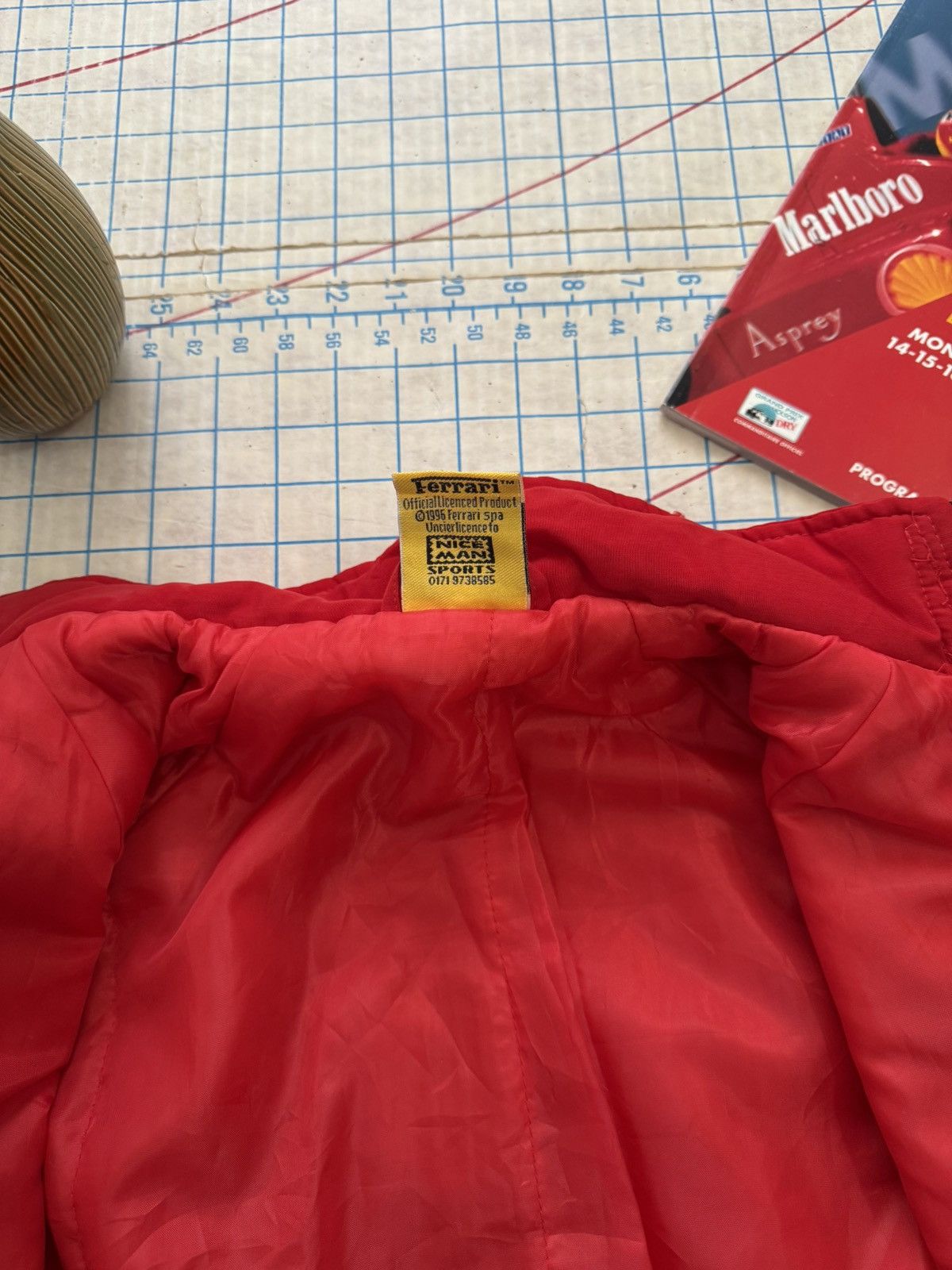 Ferrari Vintage Ferrari Nice Man Youth XL Racing Jacket Red 90’s Size US XXS / EU 40 - 9 Thumbnail
