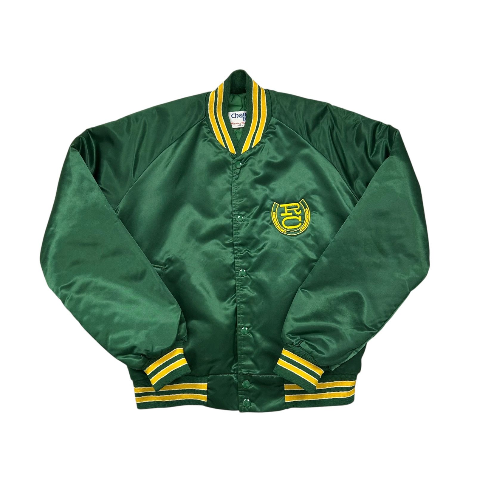 Chalk Line VTG 90s RAW HIDE CALIFORNIA SATIN JACKET SPELL OUT SIZE M Size US M / EU 48-50 / 2 - 2 Thumbnail