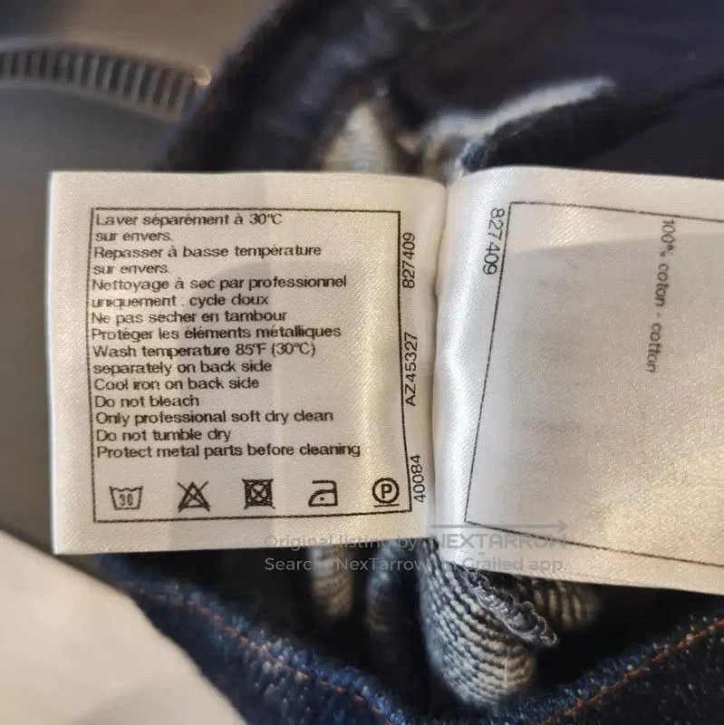 Chanel Chanel Summer Dark Blue Cotton Denim Pants . Size 23" - 5 Thumbnail