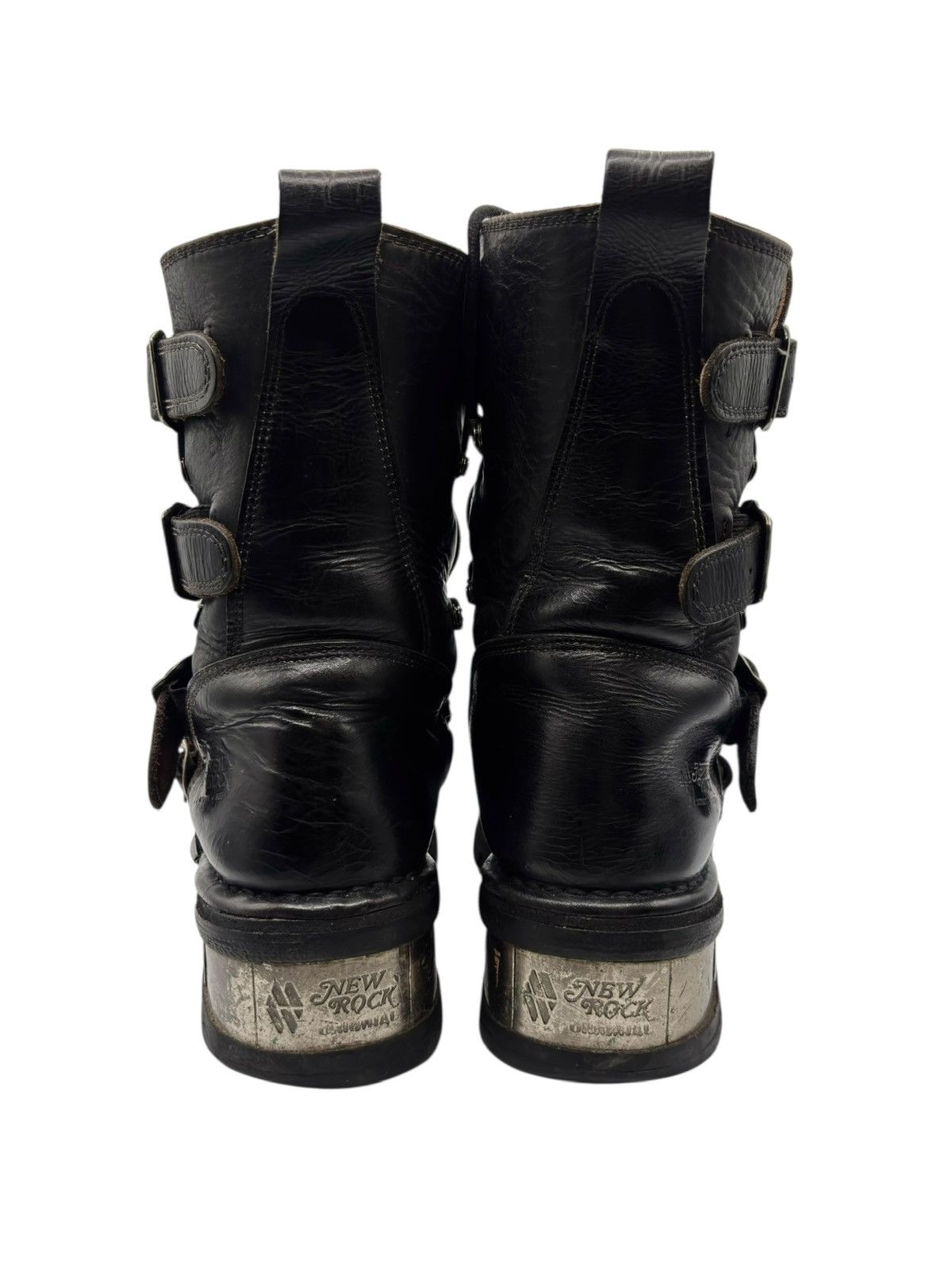 New Rock Vintage New Rock mid-calf raised heel boots Size 41 Size US 11 / IT 41 - 3 Thumbnail