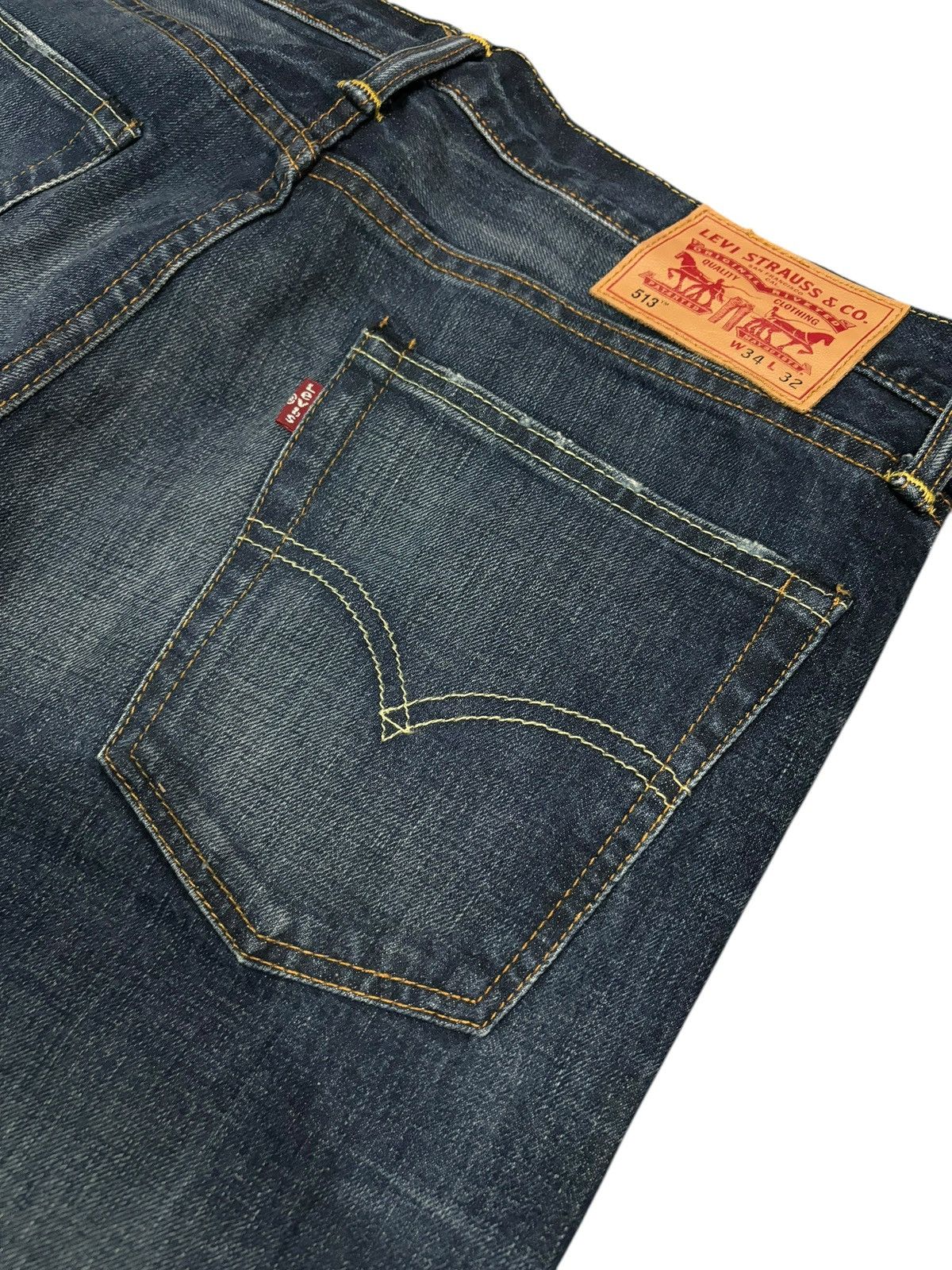 Levi's × Vintage Y2k Vintage Levi’s Lot 513 Faded Season Straight Cut Jeans Size US 34 / EU 50 - 8 Thumbnail