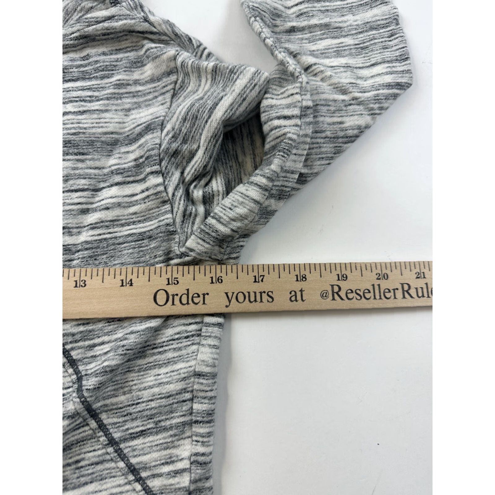 Vintage Lucy Sweatshirt XS Gray Women's Pullover Lightweight Funnel Neck, Regular Fit, Pre-owned Size XS / US 0-2 / IT 36-38 - 6 Thumbnail