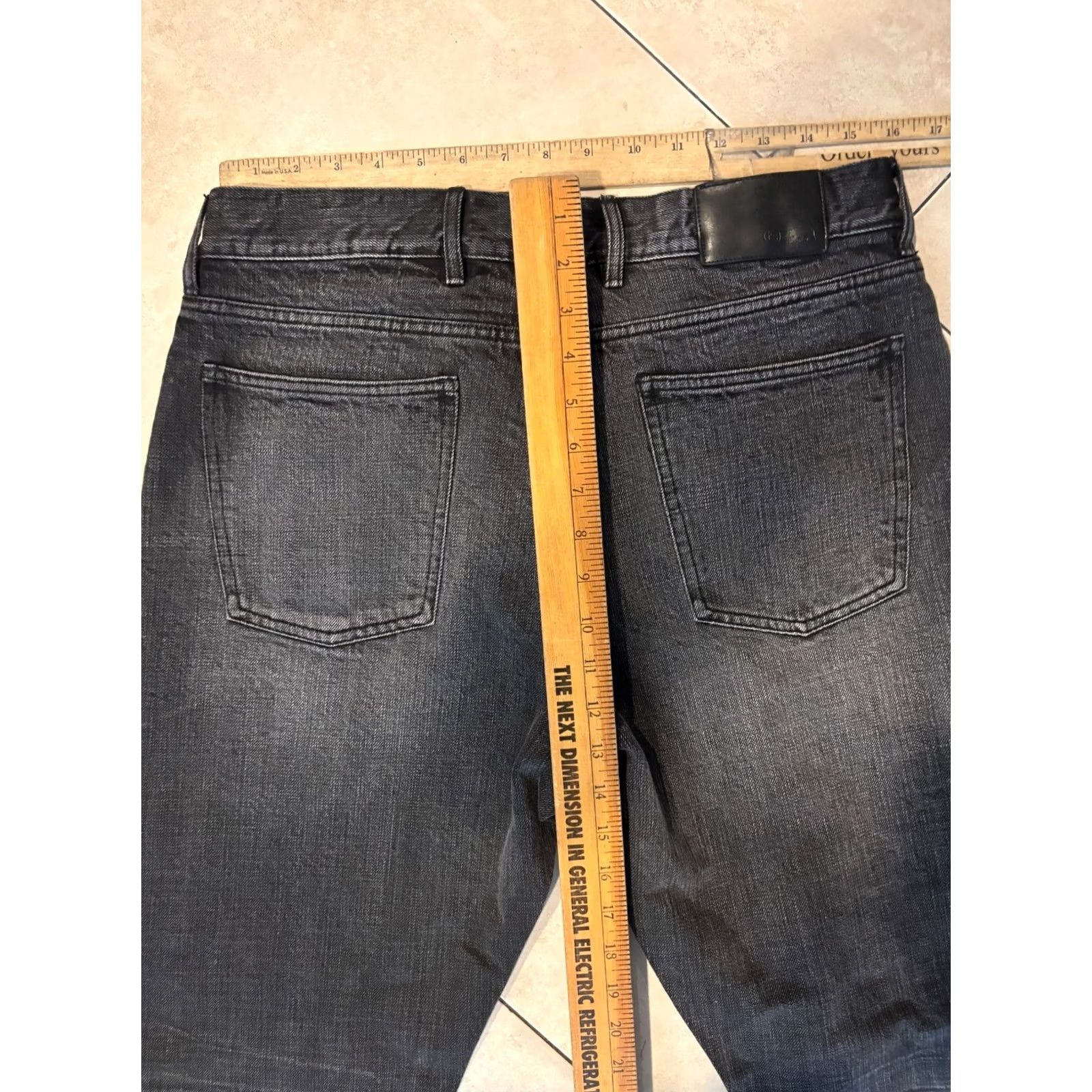 Taylor Stitch Taylor Stitch Denim Jeans Men's 33x30 Slim Straight Blue Cotton 5-Pocket Logo Vintage City Hipster Mens Size US 33 - 7 Thumbnail