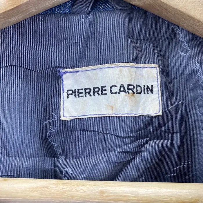 Pierre Cardin Vtg 90’ PIERRE CARDIN PARIS Minimalist Denim Jeans Jacket Size M / US 6-8 / IT 42-44 - 9 Thumbnail