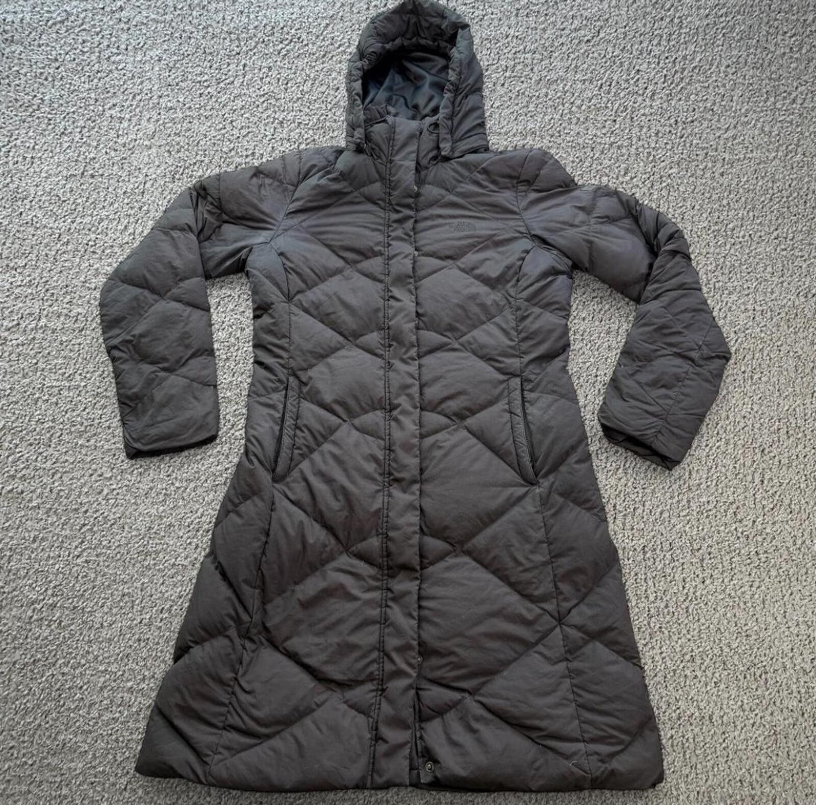 The North Face The North Face Women Black 550 Long Parka Jacket Coat Small Size S / US 4 / IT 40 - 1 Thumbnail