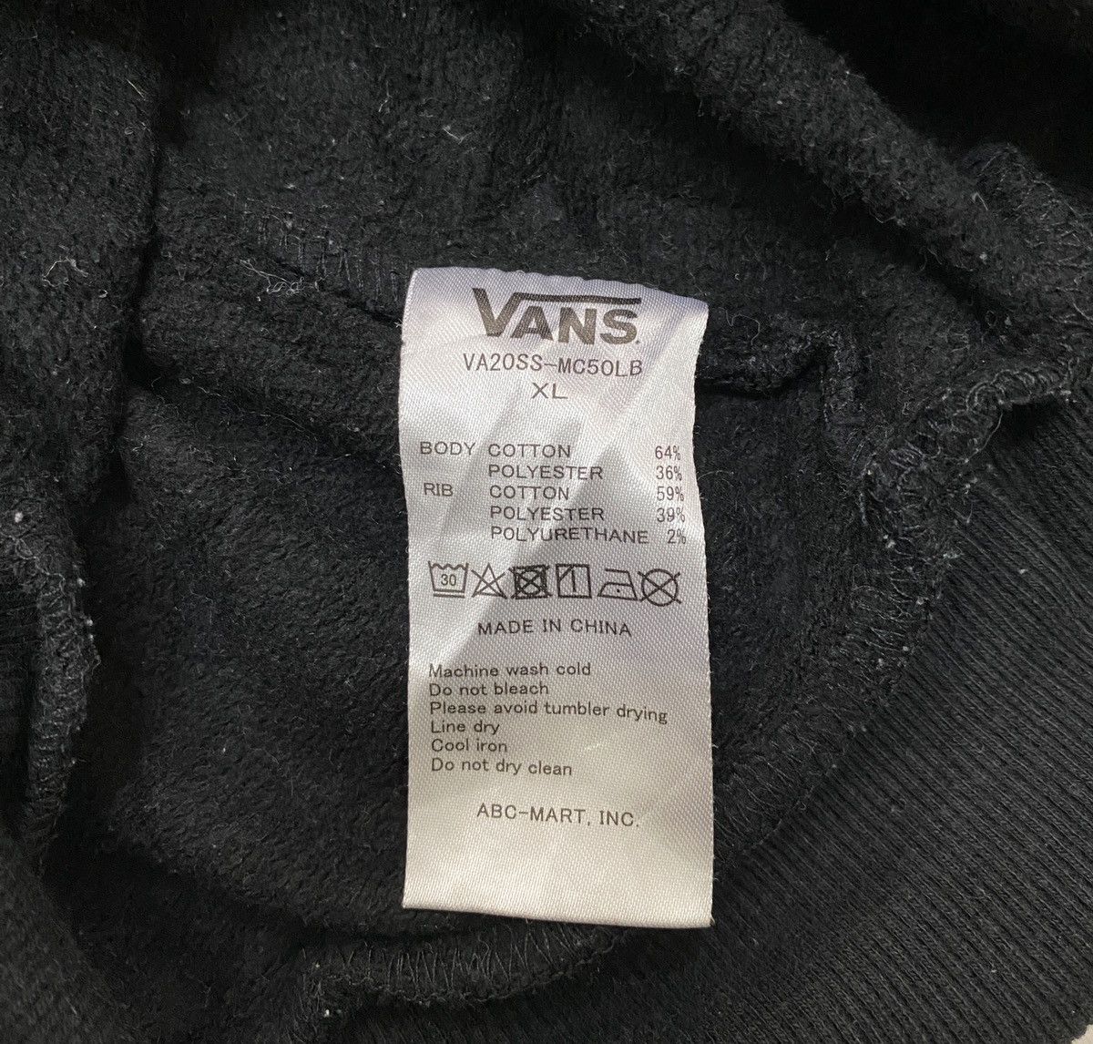 Other Vans “Off The Wall” Black Faded Hoodie Size US XL / EU 56 / 4 - 6 Thumbnail