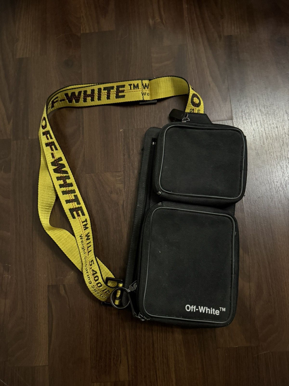 Off-White Off White - Black Cordura Logo Print Cross-Body Bag Size ONE SIZE - 1 Thumbnail