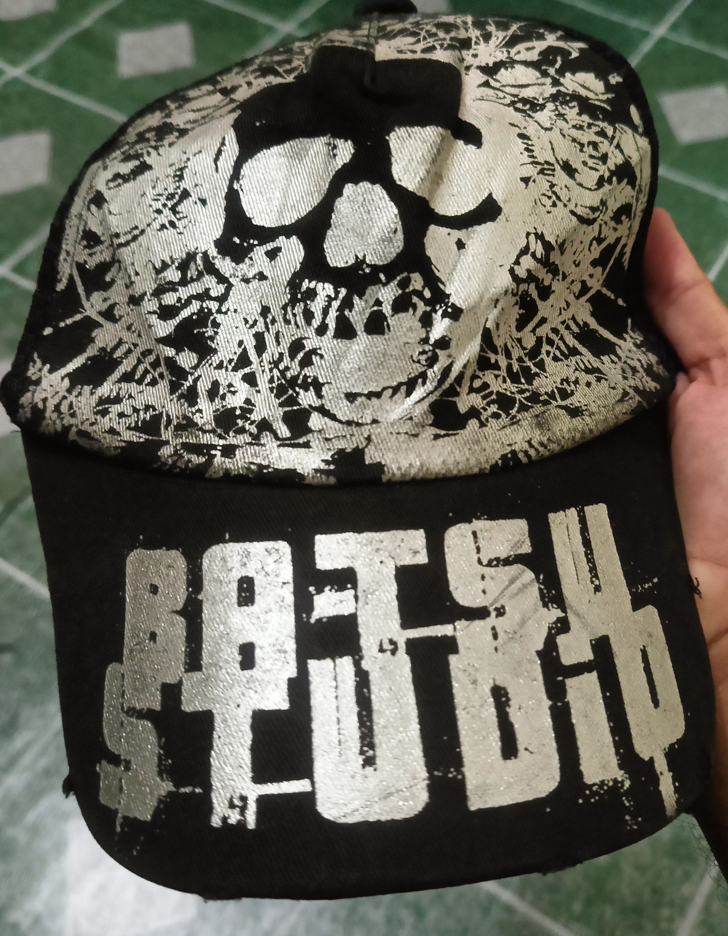 Japanese Brand Ba-Tsu Studio Boy Japan Skull Punk Style Bondage Trucker Cap Size ONE SIZE - 2 Thumbnail