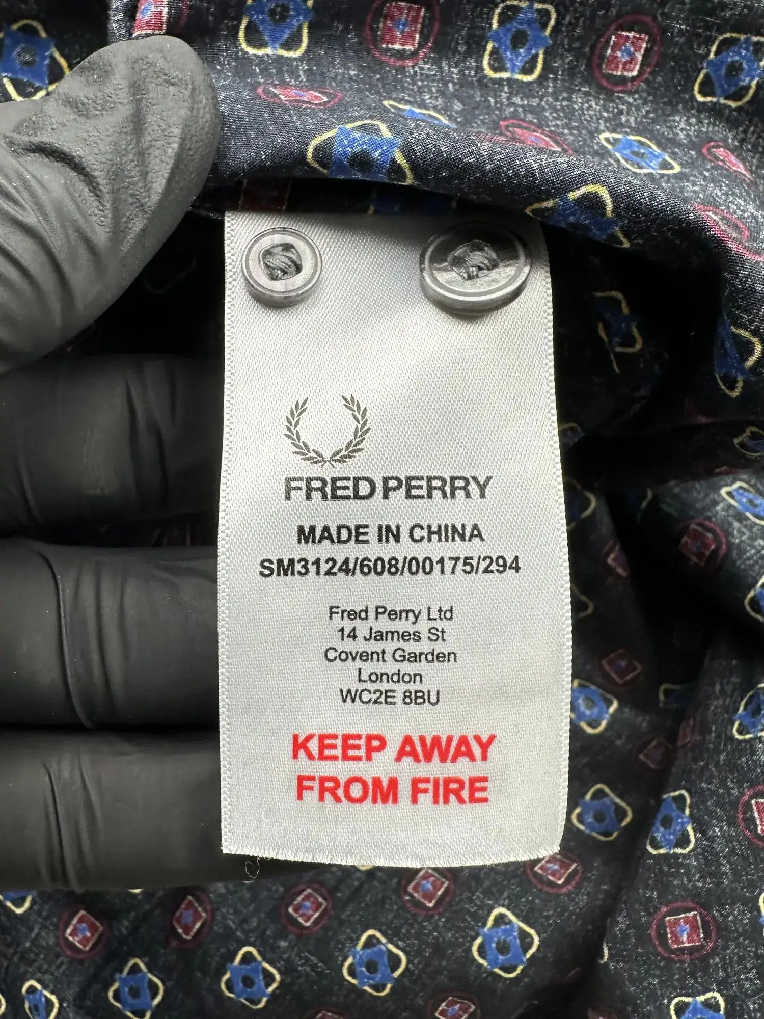 Fred Perry Fred Perry Printed Shirt Long Sleeve (7) Size US M / EU 48-50 / 2 - 5 Thumbnail