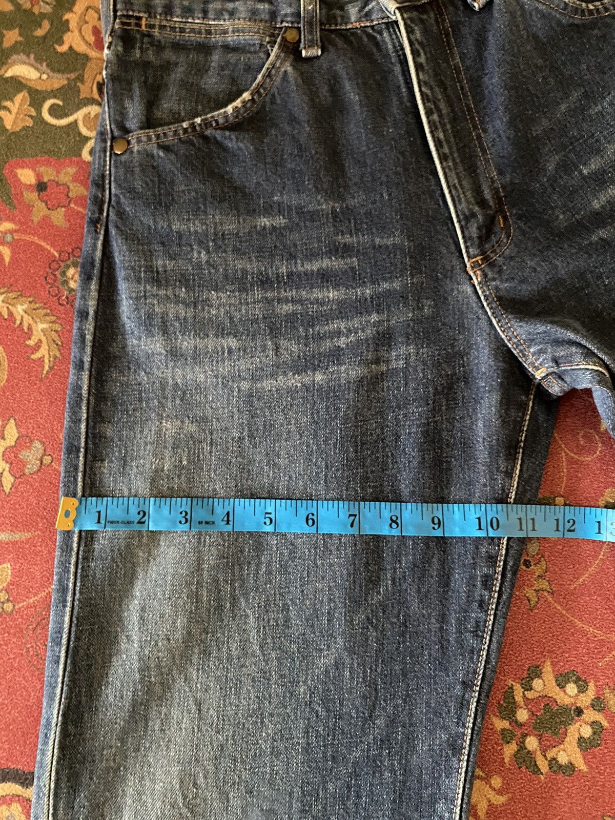 Japanese Brand × Vintage × Wrangler Vintage Wrangler Selvedge Denim Redline Pant Size US 28 / EU 44 - 19 Thumbnail