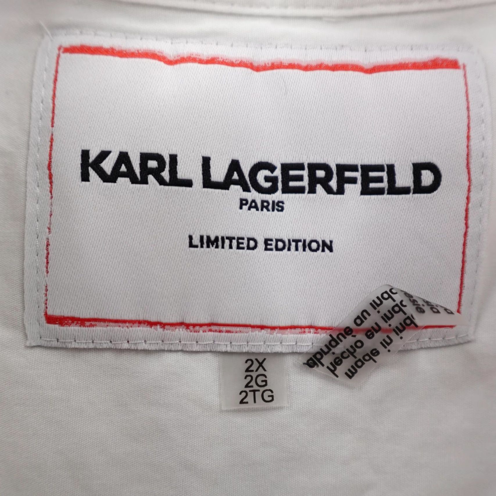 Karl Lagerfeld VINTAGE Karl Lagerfeld Paris Shirt Womens 2X Limited Edition Paris Eiffel Tower Top Size XXL / US 16-18 / IT 52-54 - 7 Thumbnail