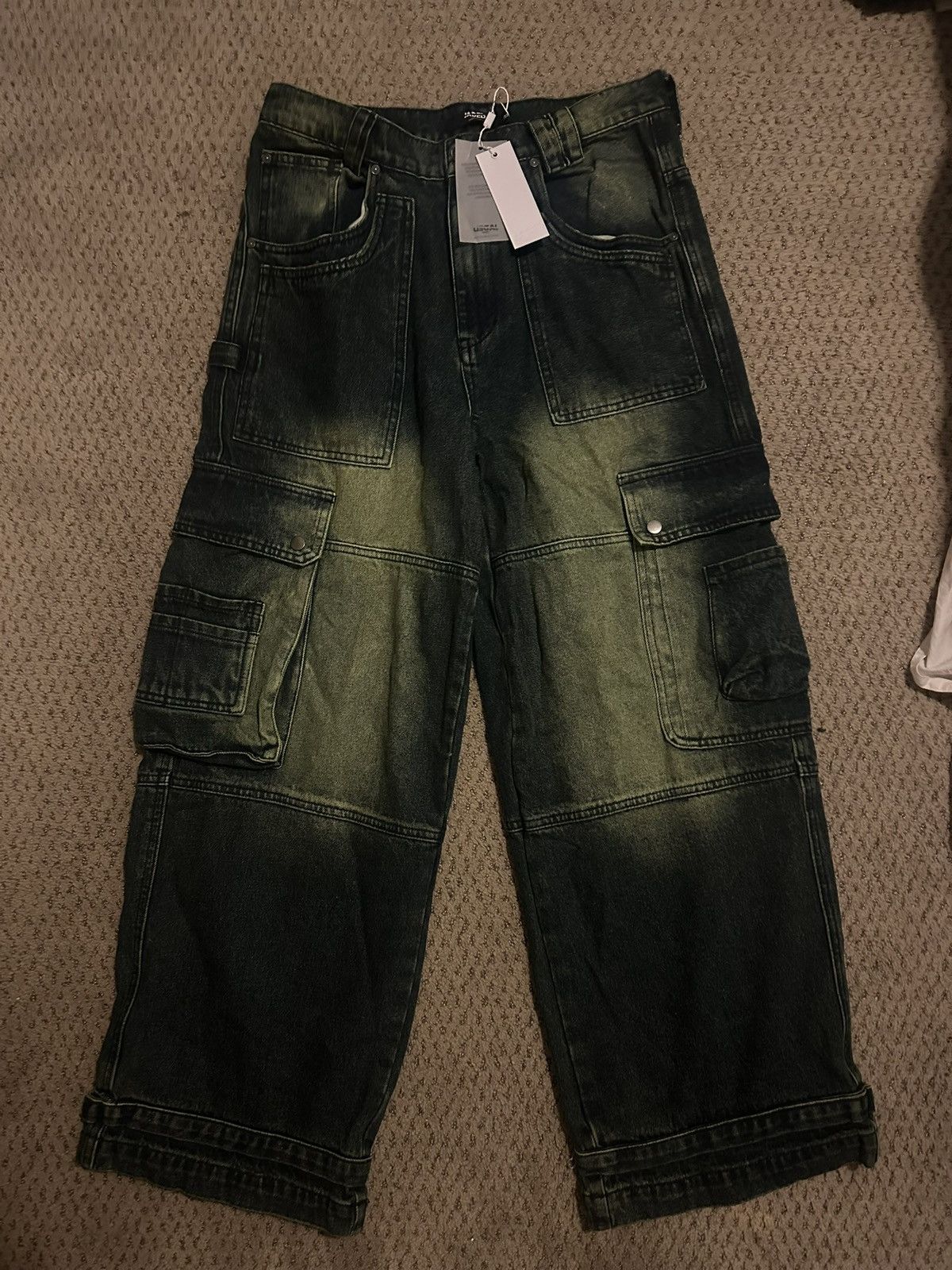 Jaded London Jaded London Cargo Jeans Size US 32 / EU 48 - 1 Thumbnail