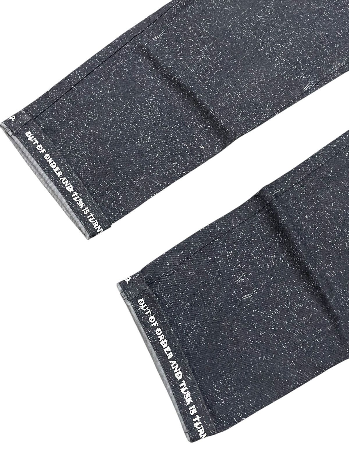Hysteric Glamour × Japanese Brand Splash Number Poems Monkey Pocket Snow Effect Cargo Pants Size US 30 / EU 46 - 5 Thumbnail