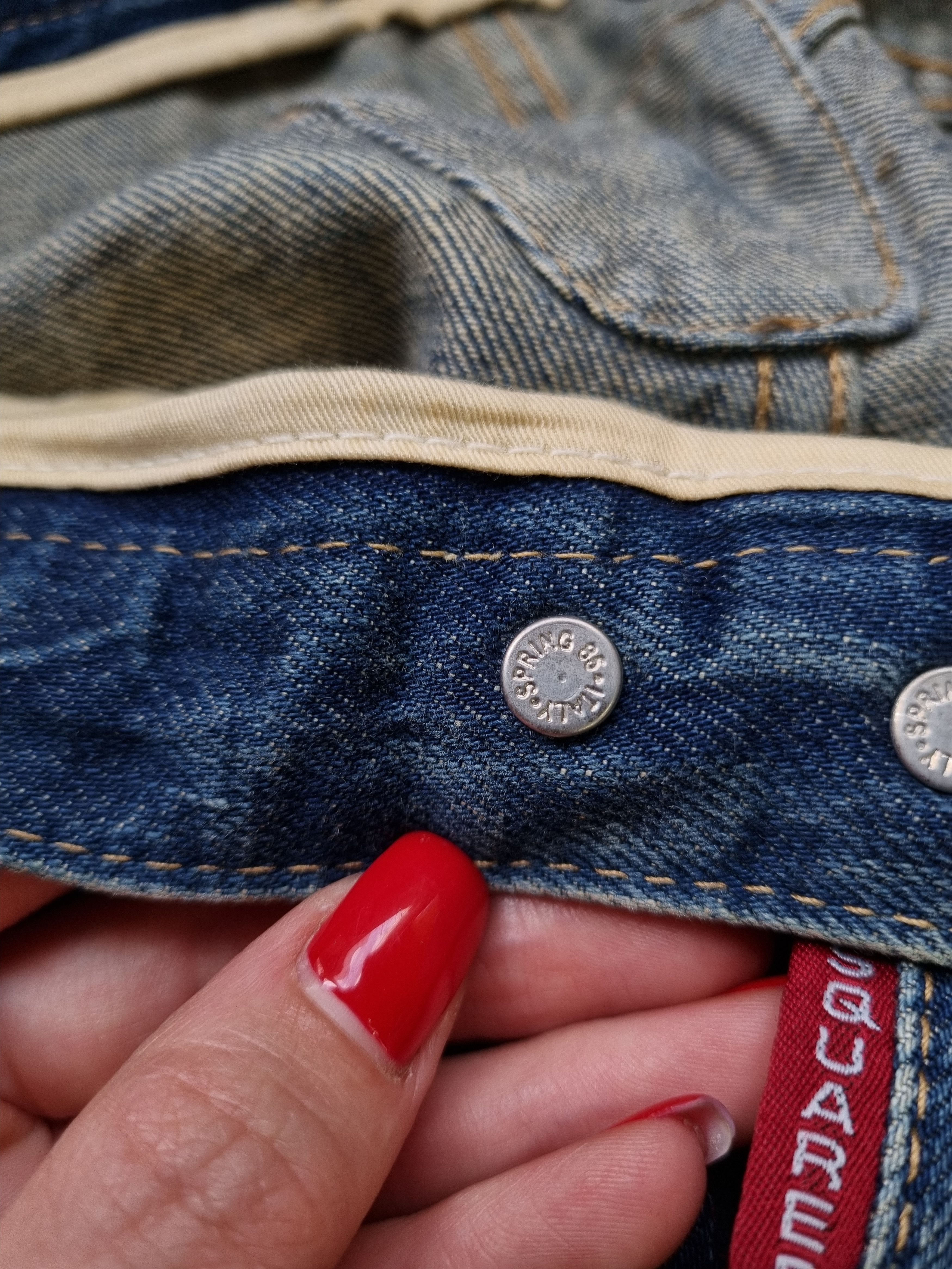Dsquared2 Dsquared D2 Rally Biker DENIM DIRTY Made in Italy Size US 34 / EU 50 - 8 Thumbnail