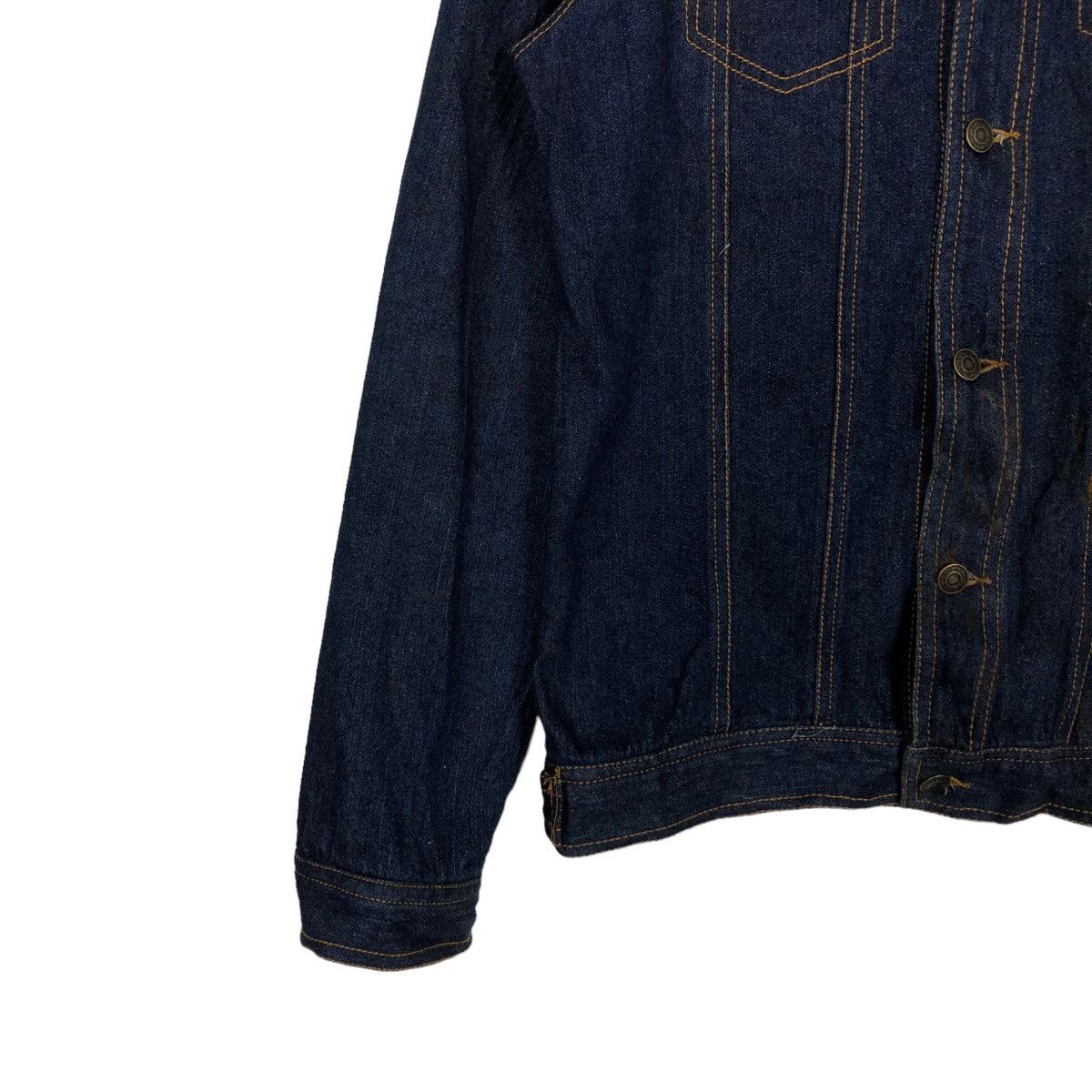Japanese Brand 🔥Denim Trucker Jacket Jill Blaze Japan Biker Racing Size US L / EU 52-54 / 3 - 3 Thumbnail