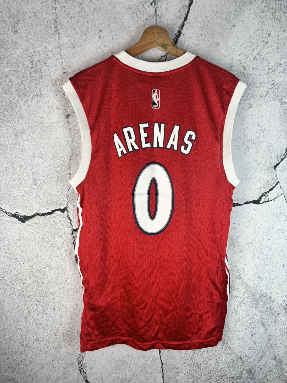 Adidas ADIDAS x NBA RED GILBERT ARENAS WIZARDS JERSEY #0 Size US S / EU 44-46 / 1 - 2 Thumbnail