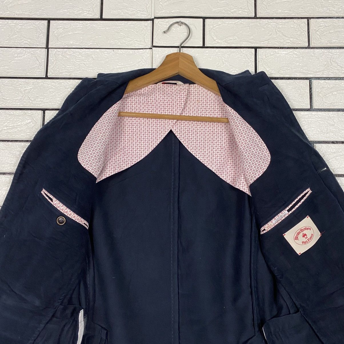 Vintage 📌Brooks Brothers 1818 Red Fleece Chore Jacket Size US M / EU 48-50 / 2 - 15 Thumbnail