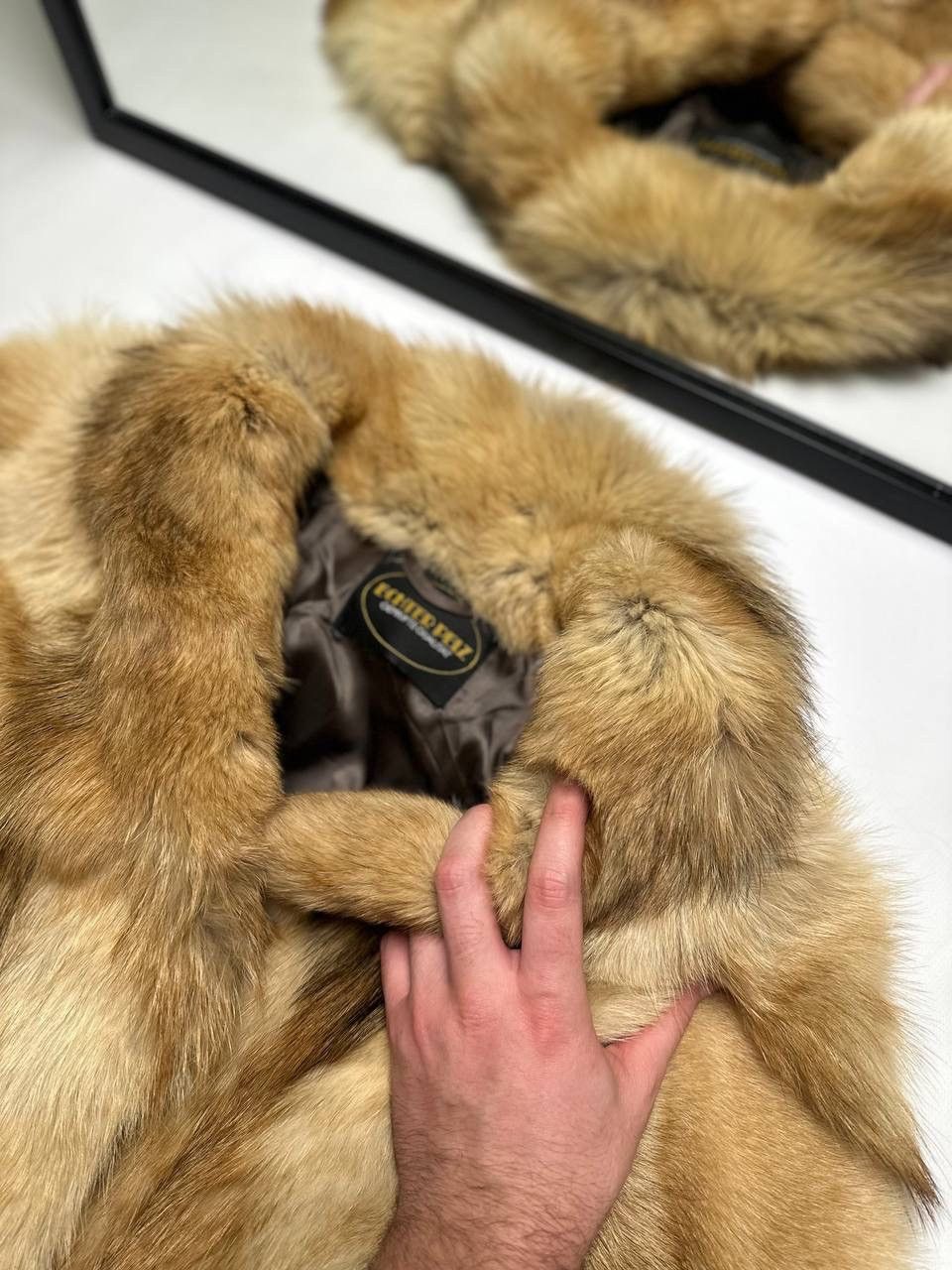 Vintage Vintage 80s Genuine Golden Fox Fur Coats 90s Vibe Winter Size M / US 6-8 / IT 42-44 - 8 Thumbnail