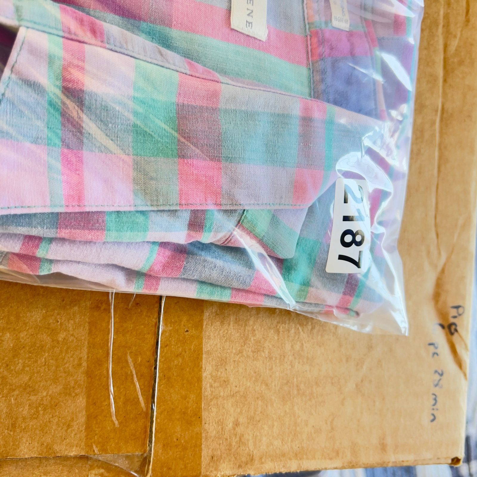 Geoffrey Beene Geoffrey Beene Button Shirt Men XL Pastel Pink Blue Green Size US XL / EU 56 / 4 - 8 Thumbnail