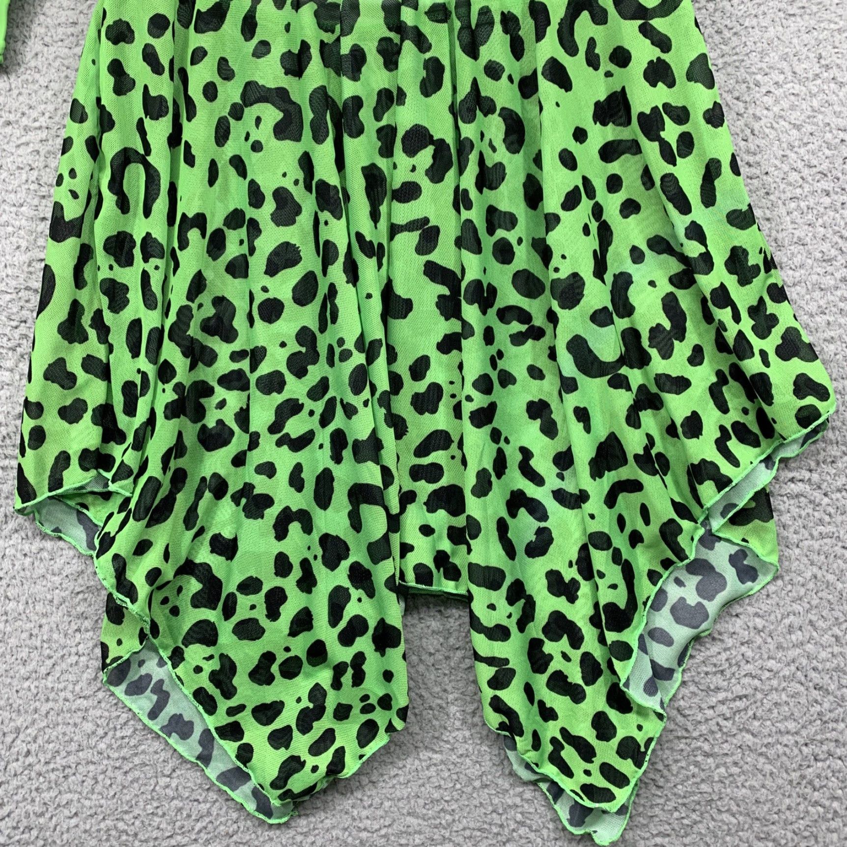 Vintage 2 Piece Tankini Swimsuit Women’s Size Small Green & Black Padded NWOT Size ONE SIZE - 7 Thumbnail