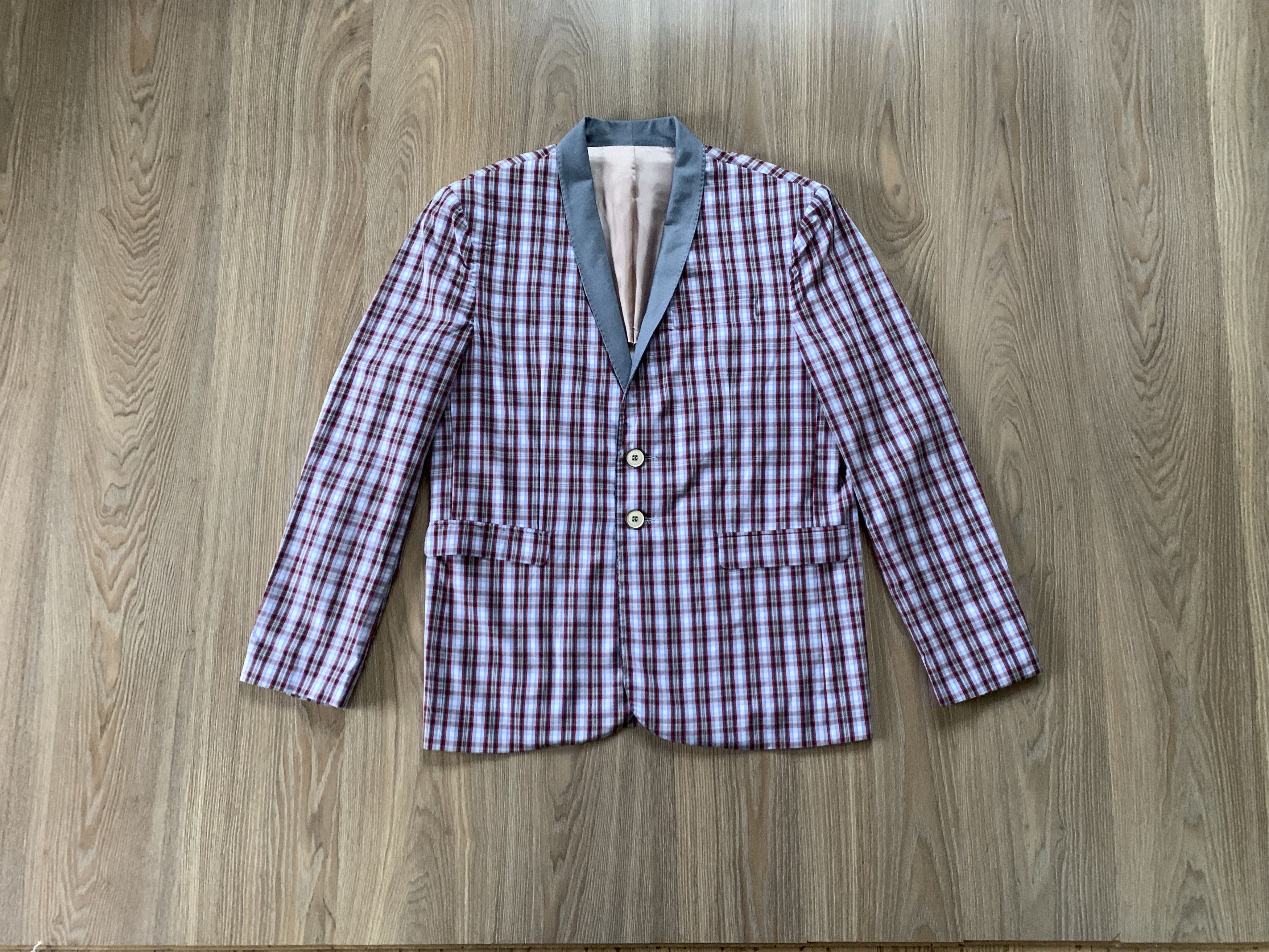 Designer × Other Riccardo Cavaletti Cotton Blazer Jacket Size 52S - 1 Thumbnail