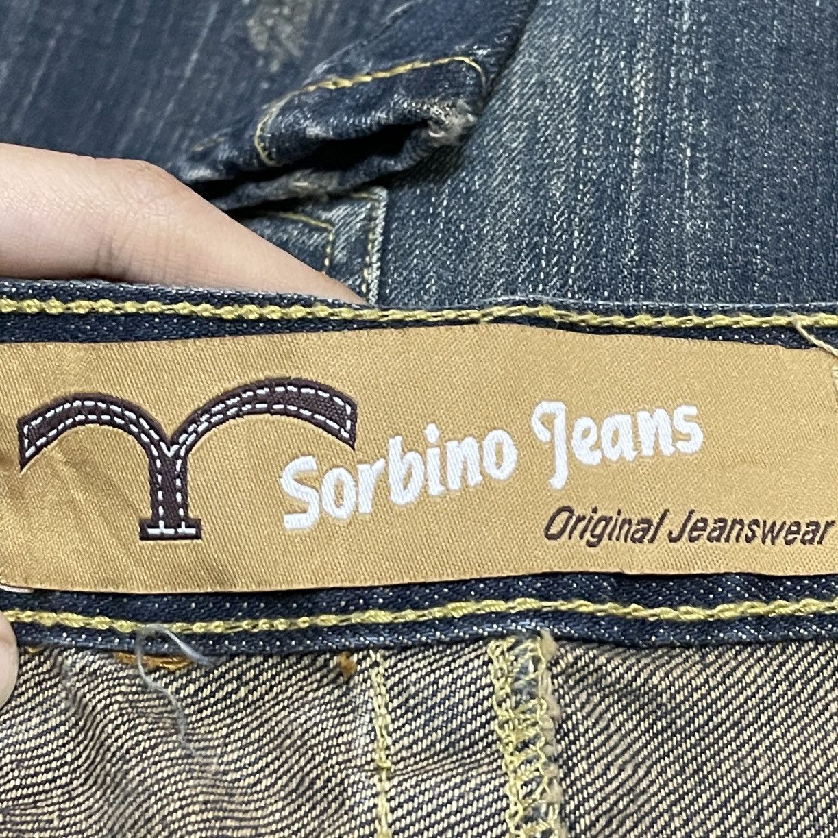Japanese Brand × Le Grande Bleu (L.G.B.) × Vintage Very Rare Vintage Japanese Brand Sorbino Jeans 1990s Size US 34 / EU 50 - 10 Thumbnail
