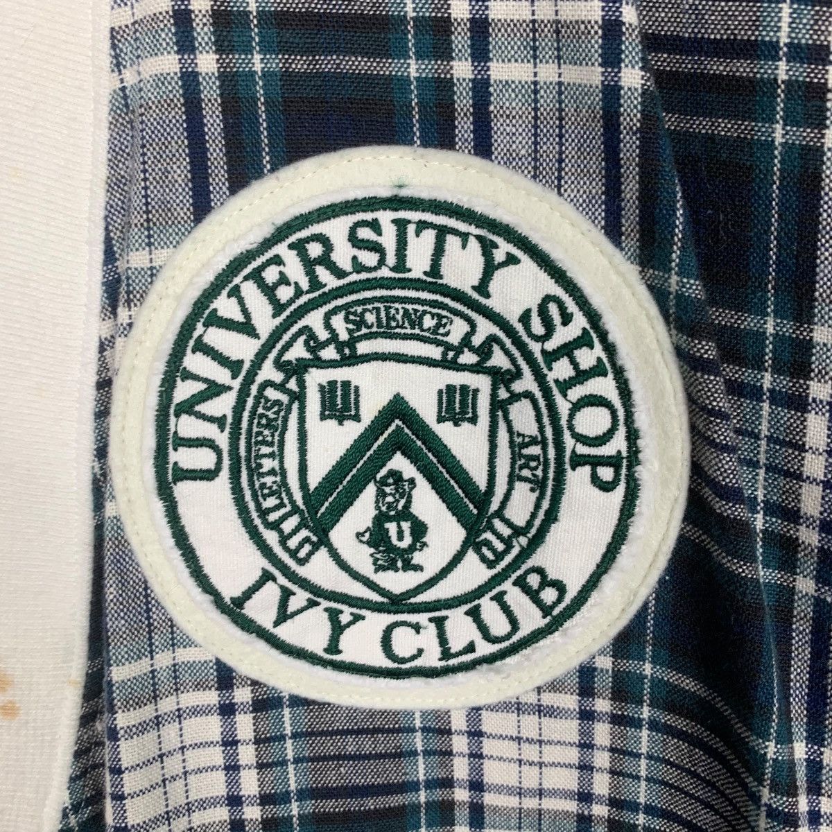 Japanese Brand UNIVERSITY SHOP Ivy Club Checked Cardigan #1805-C16 Size US L / EU 52-54 / 3 - 15 Thumbnail