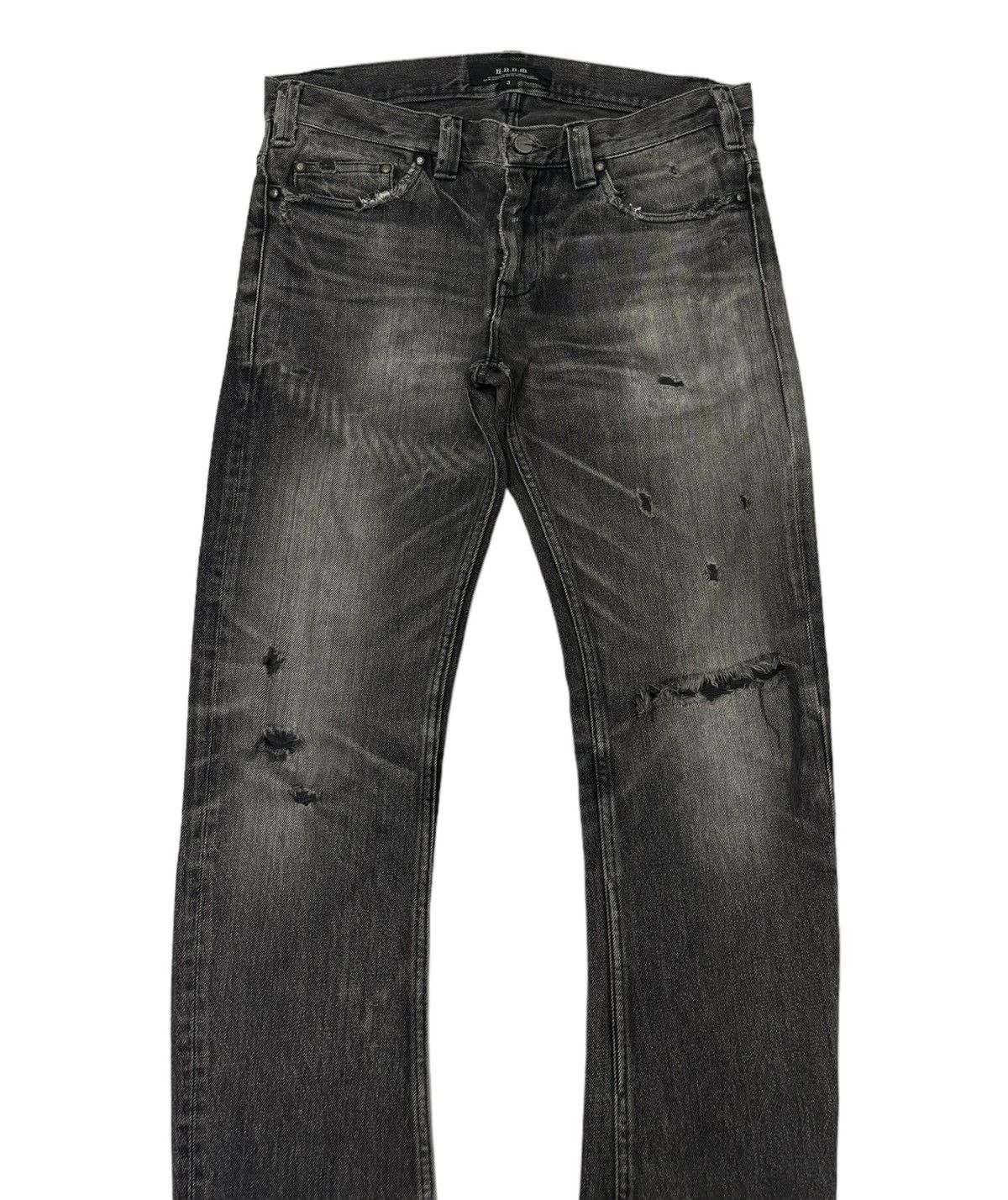 Japanese Brand VINTAGE HNBM DISTRESS PUNK NUMBER NINE IFSIXWASNINE DESIGN Size US 34 / EU 50 - 7 Thumbnail
