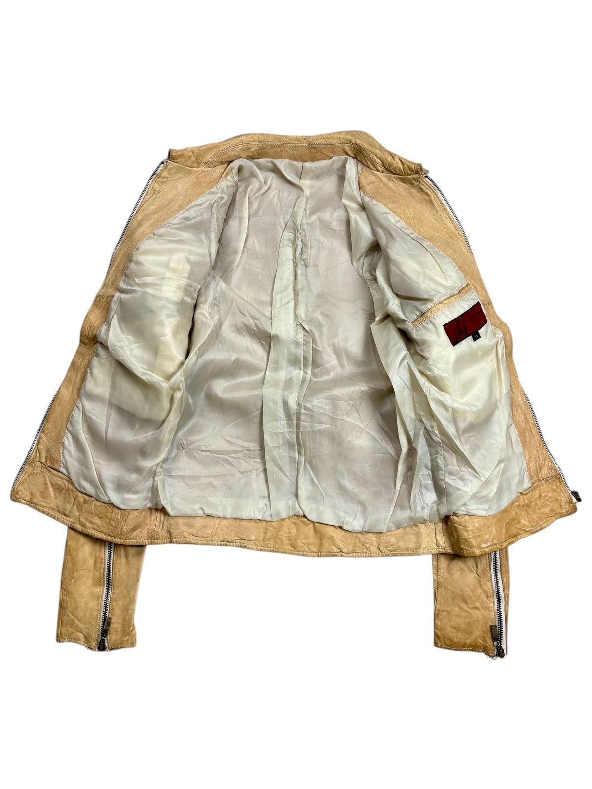 Yoshiyuki Konishi 2000s Don Konishi - Apocalypse Cargo Leather Jacket Size US M / EU 48-50 / 2 - 2 Thumbnail