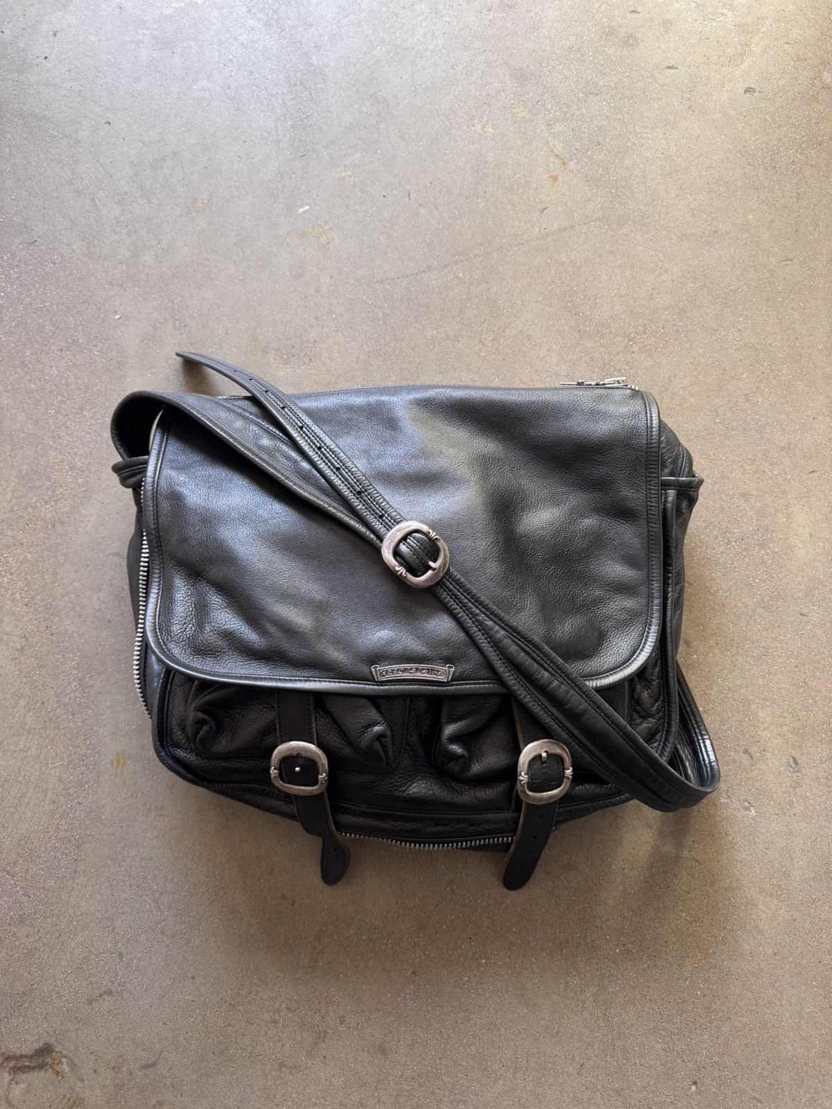 Chrome Hearts chrome hearts leather messenger bag Size ONE SIZE - 1 Thumbnail