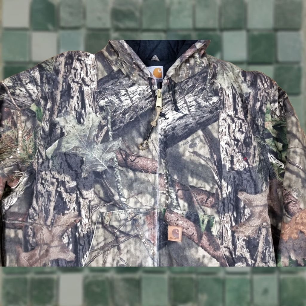 Carhartt Carhartt REALTREE CAMOFLAGE DUCK CANVAS LINED HOODED JACKET XL Beige Multicolor Canvas Hooded Jacket Parka Mens XLARGE Minty Size US XL / EU 56 / 4 - 1 Thumbnail
