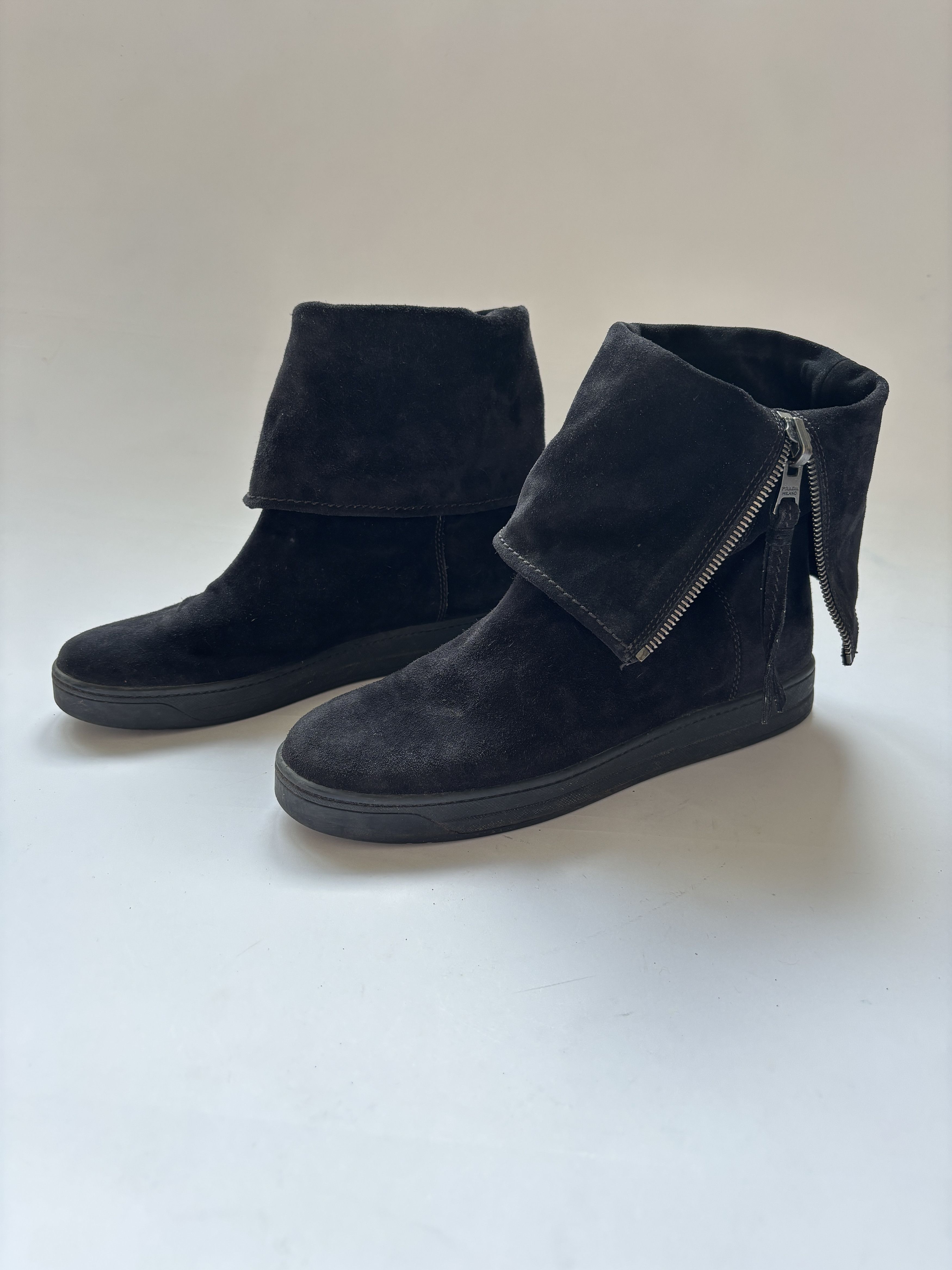 Prada ⚡️QUICK SALE⚡️Prada Sport Linea Rossa Suede Boots Size US 9 / IT 39 - 4 Thumbnail