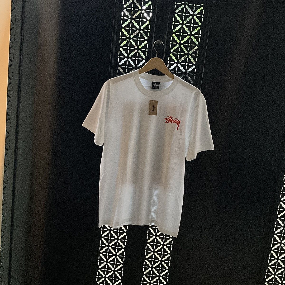 Other Stussy tee white Size US L / EU 52-54 / 3 - 3 Thumbnail