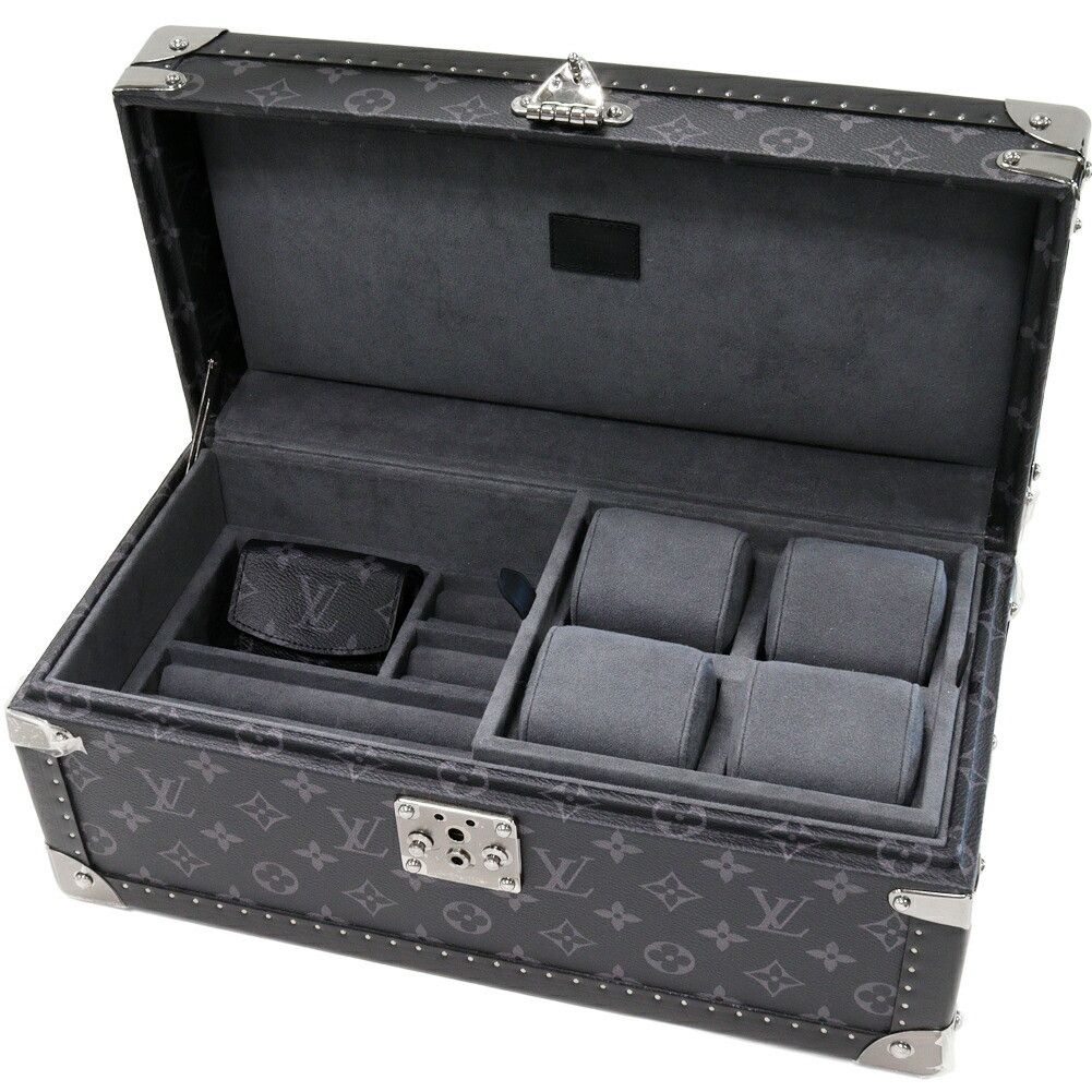 Louis Vuitton Louis Vuitton Louis Vuitton Monogram Eclipse Coffret Accessoires Jewelry Box M44127 Canvas Other M44127 DUTY FREE for USA Size ONE SIZE - 1 Thumbnail