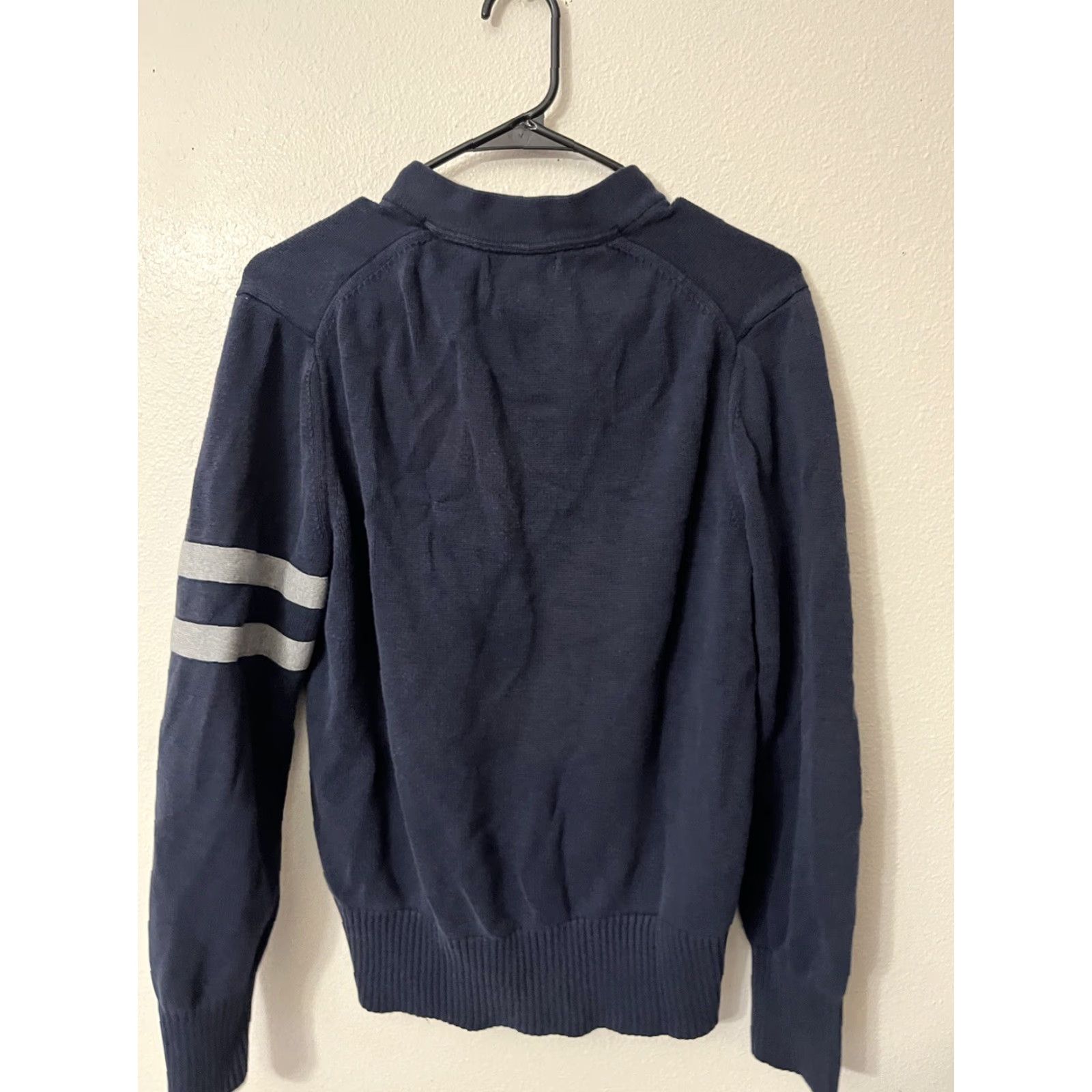 Banana Republic Banana Republic Sweater Adult Large Blue V-Neck Long Sleeve Pullover Knit Solid Size L / US 10 / IT 46 - 3 Thumbnail