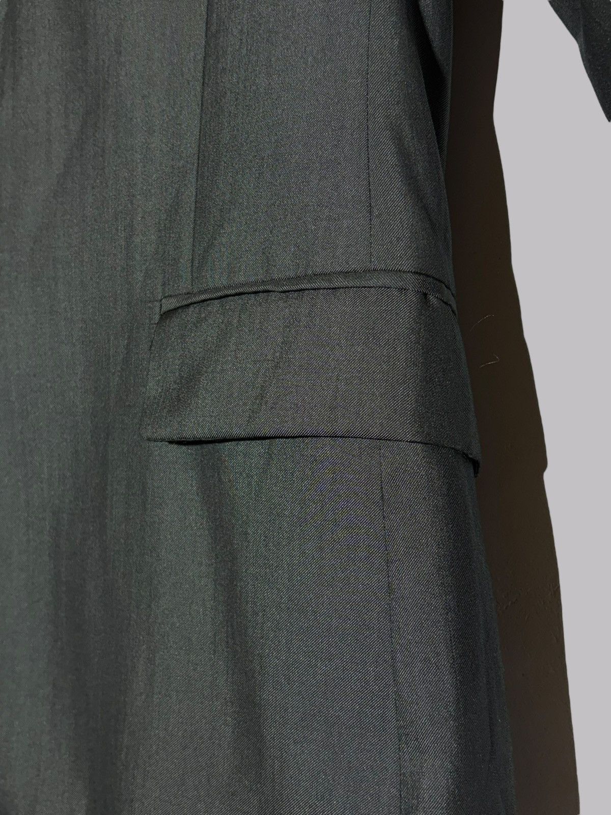 Givenchy Givenchy Paris Shiny Charcoal Grey Blazer Wool Silk Jacket Size 50R - 12 Thumbnail