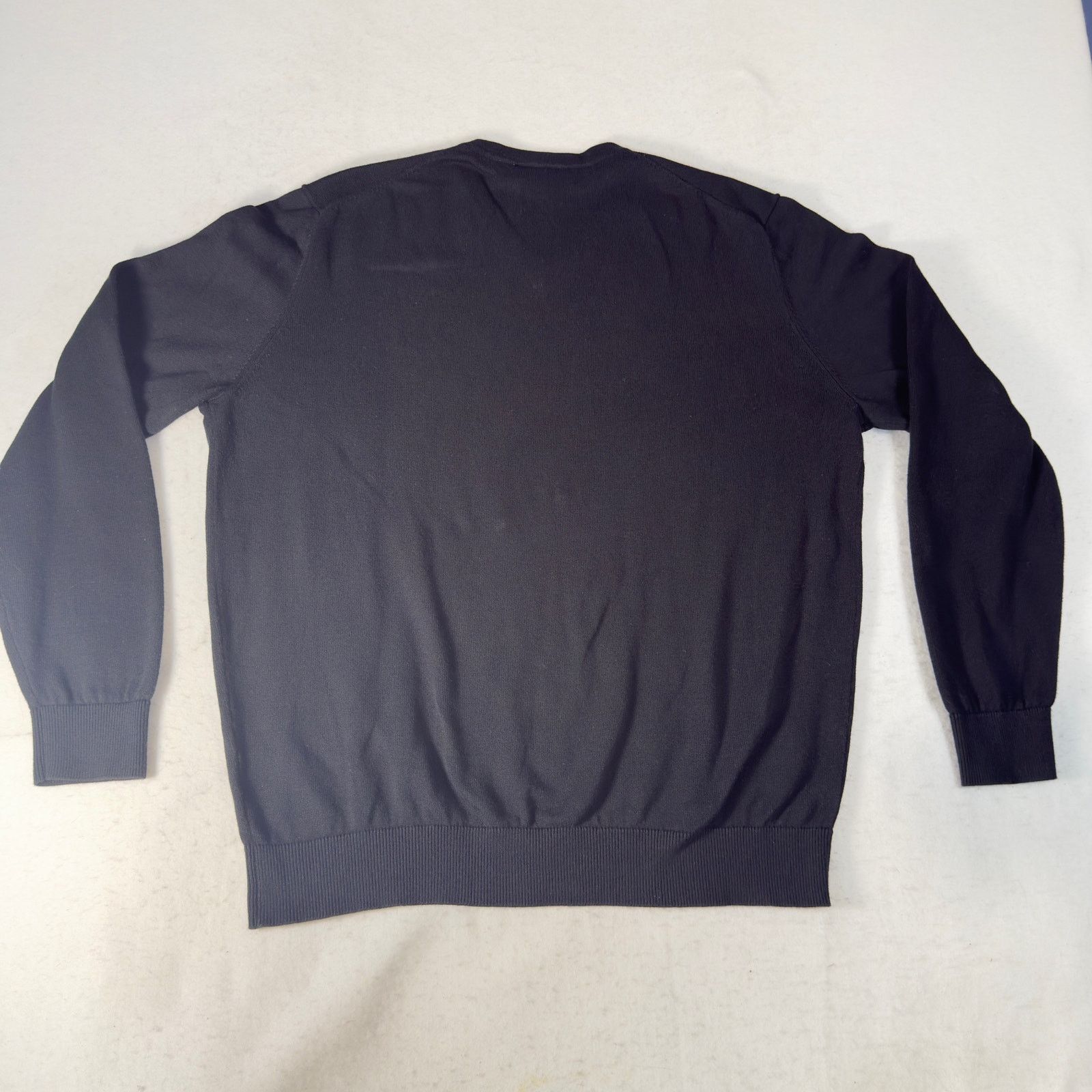 Lacoste Lacoste Men's V-Neck Sweater Black Cotton Size 5 US Large L Size US L / EU 52-54 / 3 - 11 Thumbnail